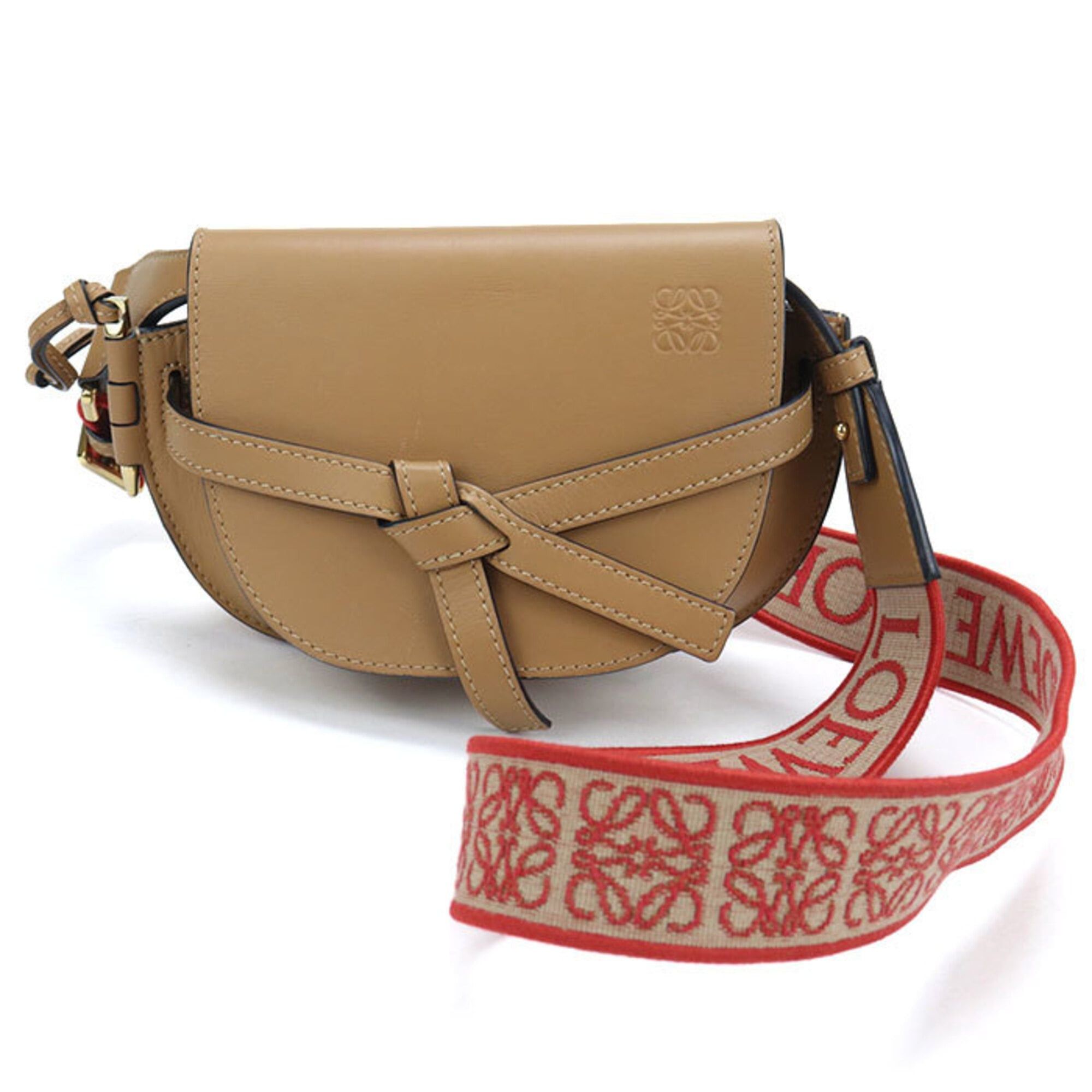 Loewe LOEWE Gate Dual Mini Crossbody Shoulder Bag for Women, Brown Size ONE SIZE - 1 Thumbnail
