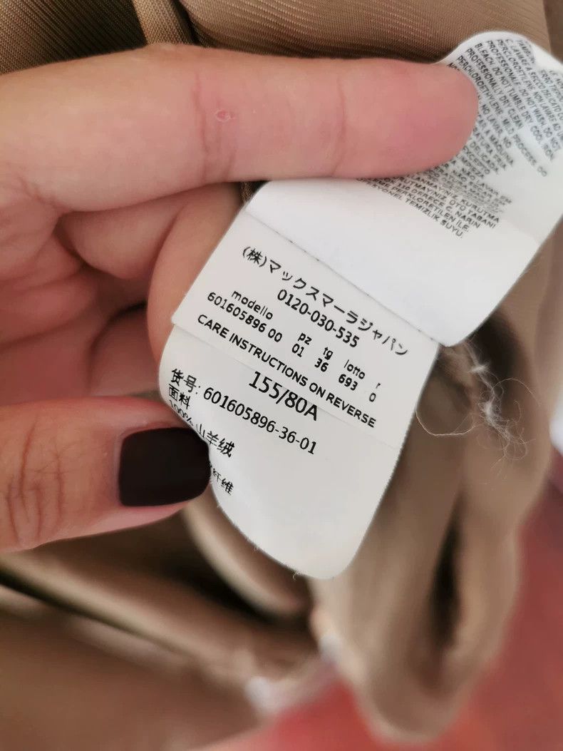 Max Mara Max Mara Studio Cashmere Camel Coat Size S / US 4 / IT 40 - 6 Thumbnail
