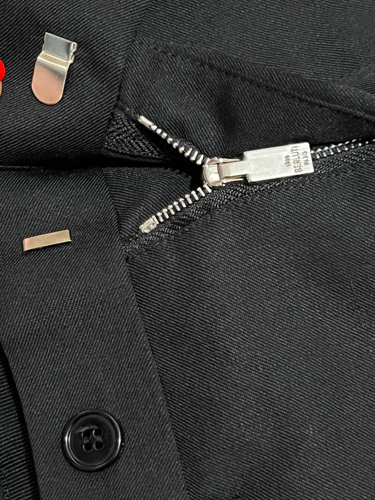 Berluti Berluti 1895 1740$ Gabardine Zip Pants Black EU 46 (US 30) Size US 30 / EU 46 - 9 Thumbnail