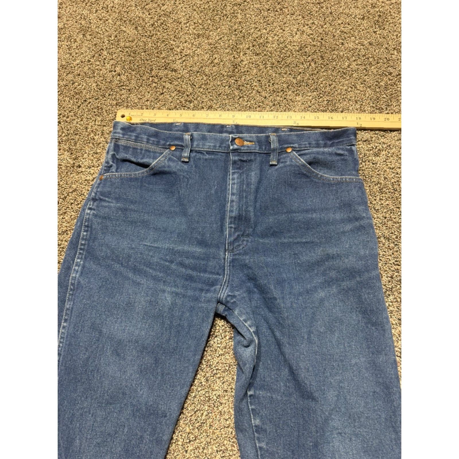 Wrangler Wrangler 13MWZ Cowboy Bootcut Jeans Men Size 36X32 & 35X32 Blue Denim 36in Waist 13MWZ Wrangler Cowboy Cut Mexico Lot Of 2 Size US 32 / EU 48 - 5 Thumbnail