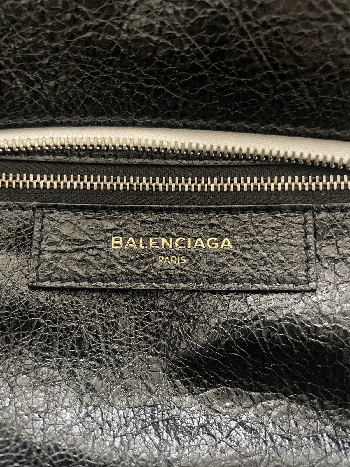 Balenciaga Grail Balanciaga SS17 Arena XL Ikea Tote Bag Leather Black Size ONE SIZE - 6 Thumbnail