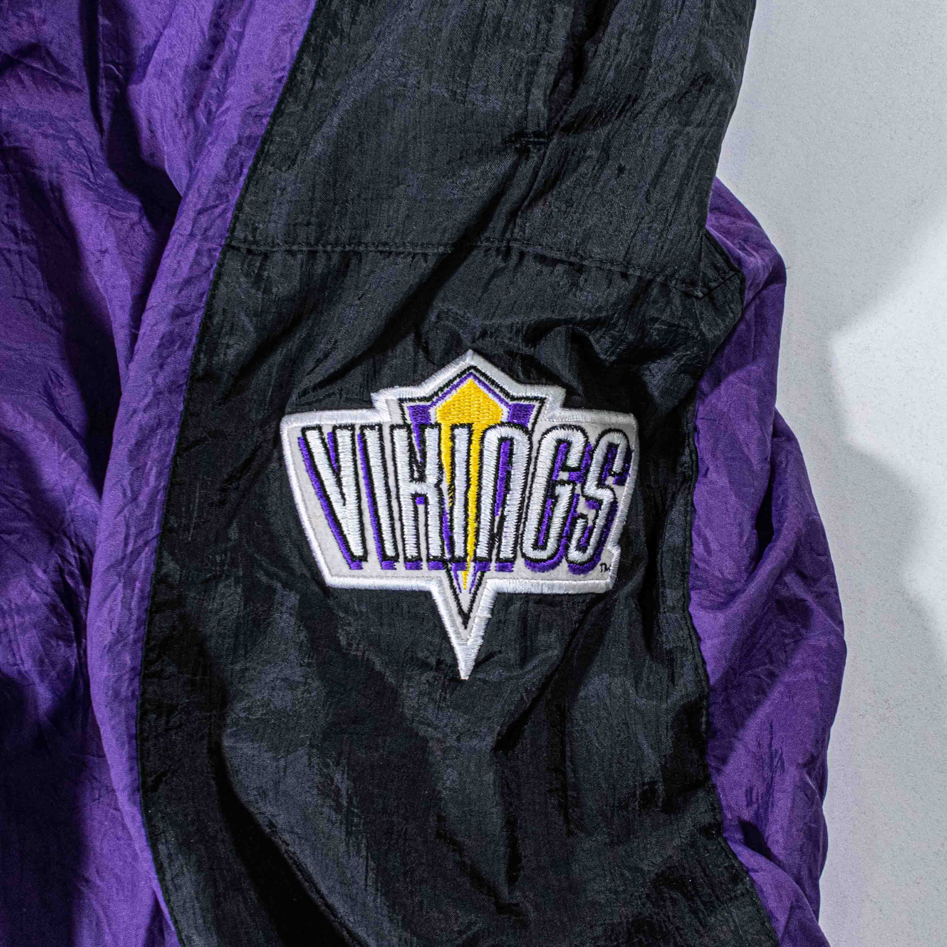 Logo 7 Minnesota Vikings Windbreaker Pants Large Logo 7 NFL Black Size US 32 / EU 48 - 8 Thumbnail