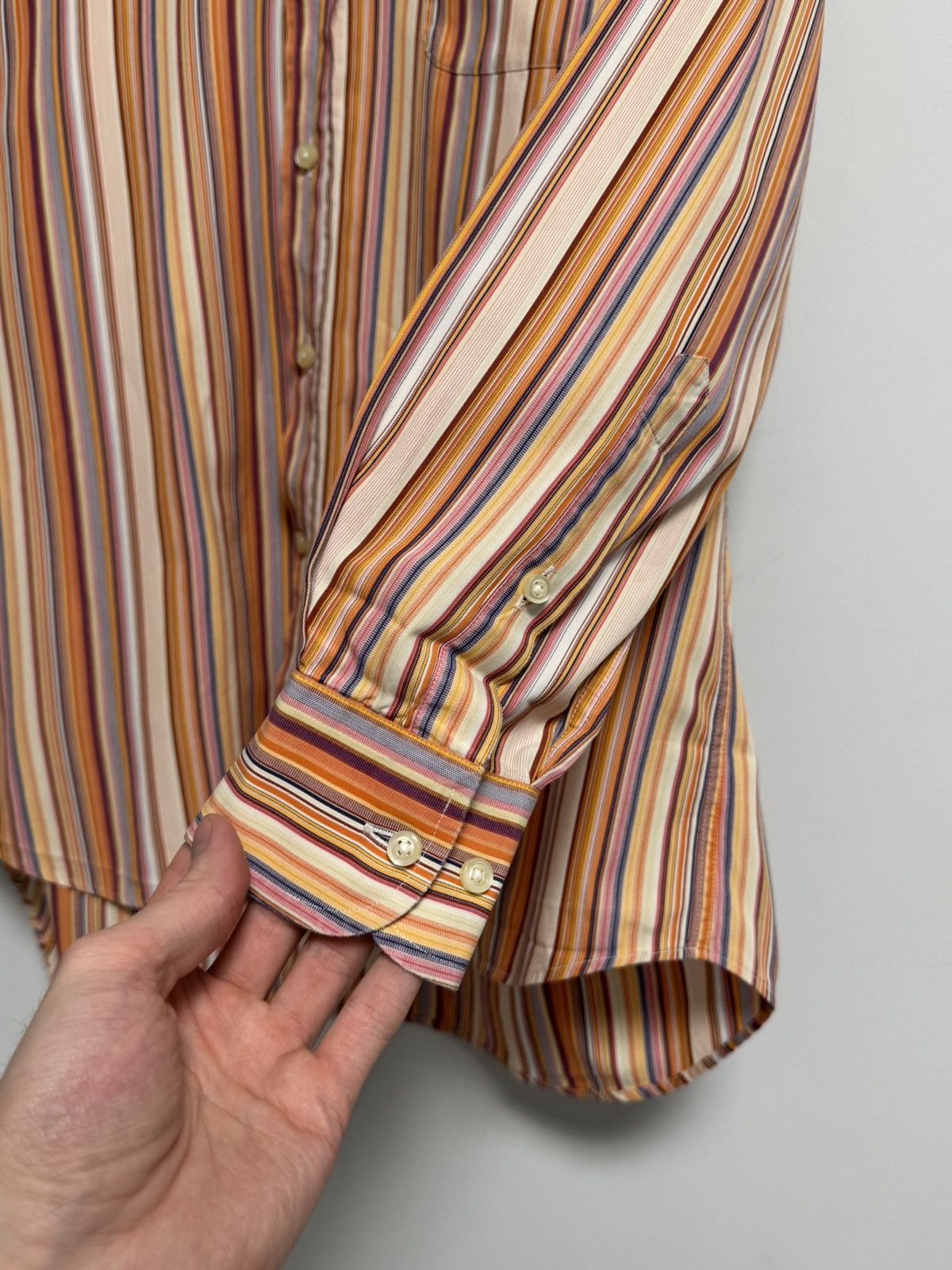Canali Canali Button Up Shirt Luxury Hype Size US L / EU 52-54 / 3 - 7 Thumbnail