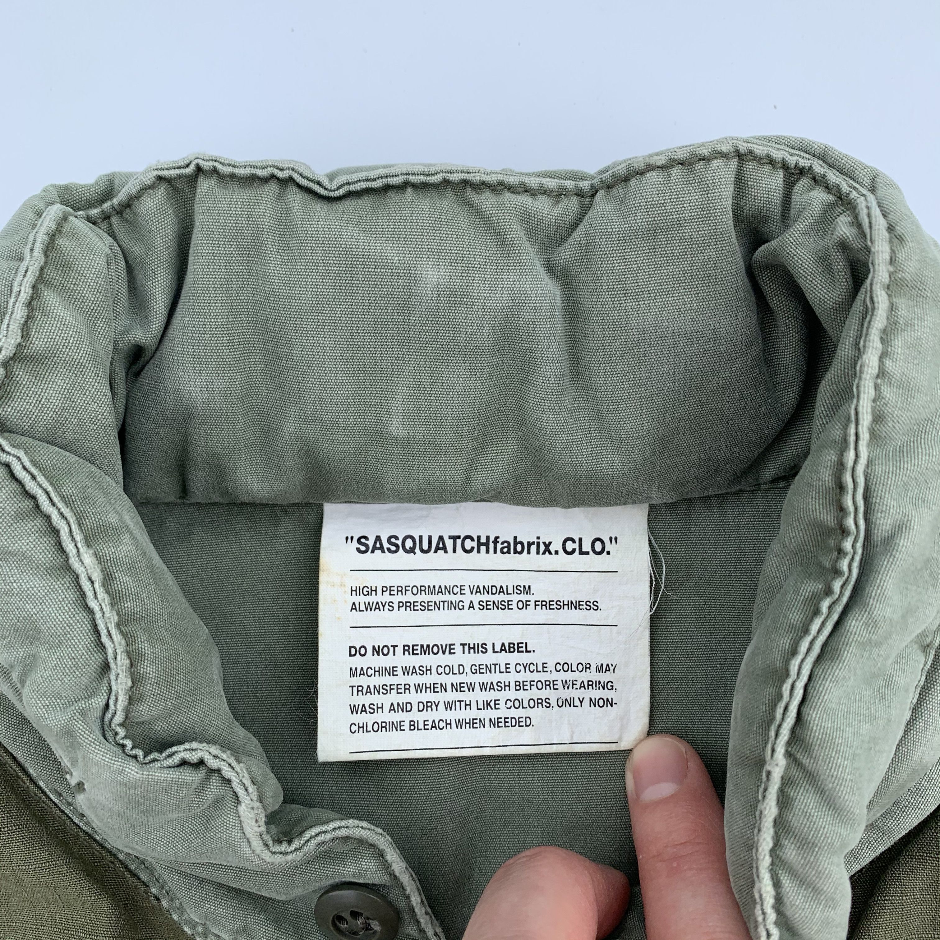 Sasquatchfabrix 2011 "Zenarchy" Army Jacket Size US M / EU 48-50 / 2 - 8 Thumbnail