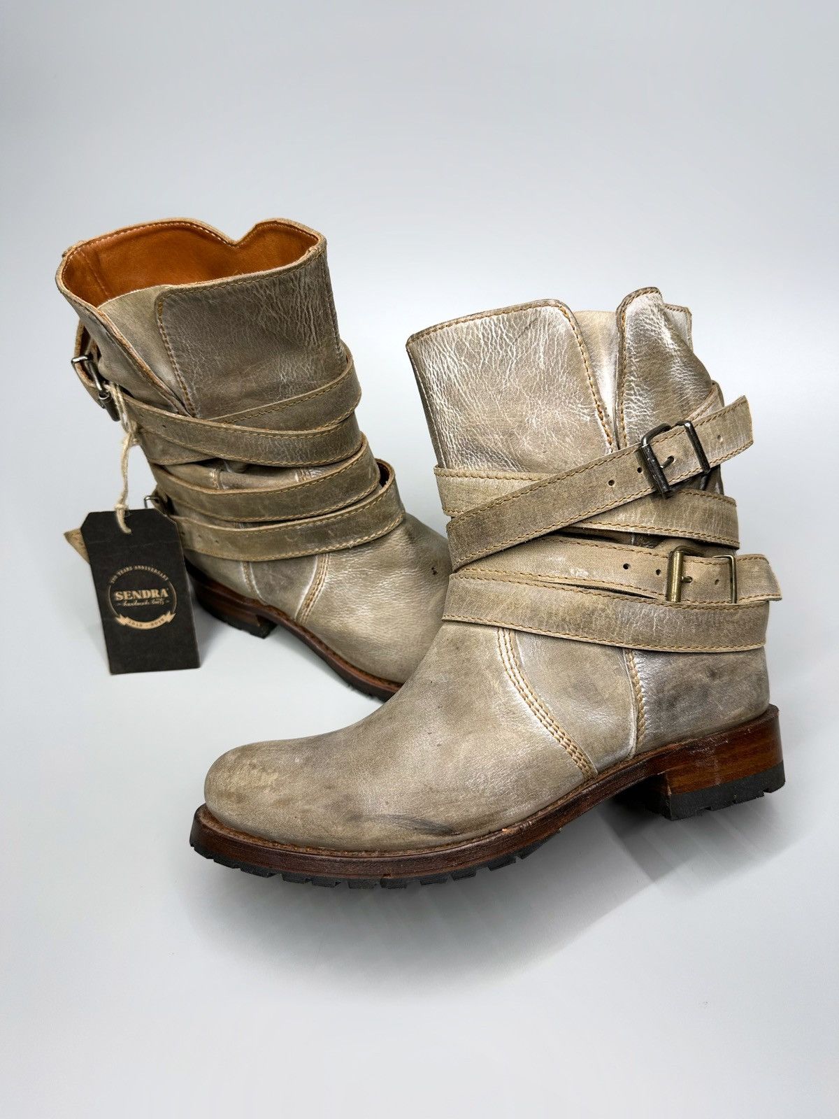 Sendra Rare Sendra Leather Boots Size US 6.5 / IT 36.5 - 6 Thumbnail