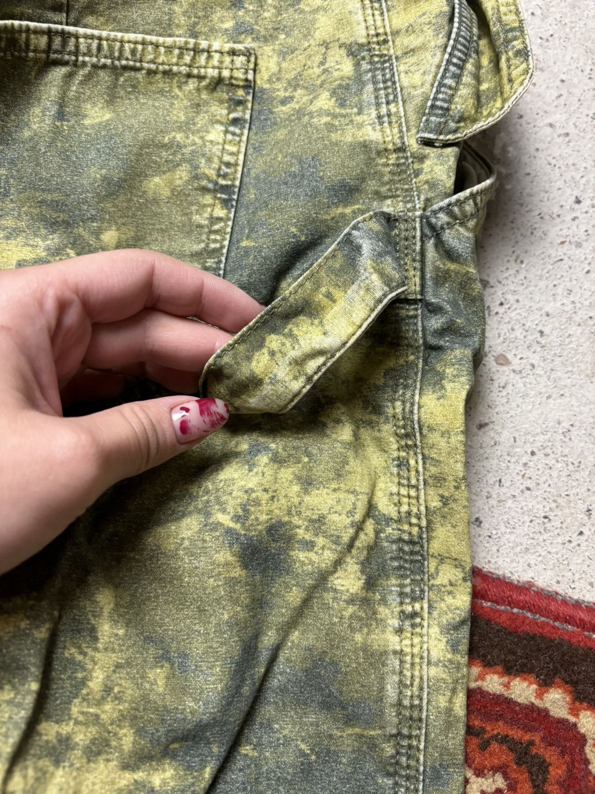 Asos × Vintage Vintage avant garde Camouflaged Military Cargo Pants Size 26" / US 2 / IT 38 - 7 Thumbnail