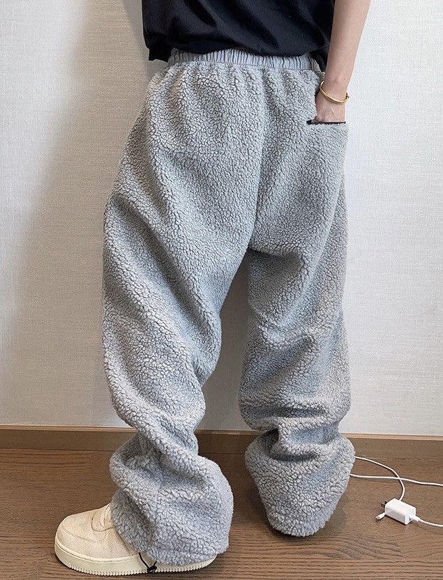 Japanese Brand × Vintage Outdoor retro y2k knee panel fleece baggy pants Size US 32 / EU 48 - 5 Thumbnail