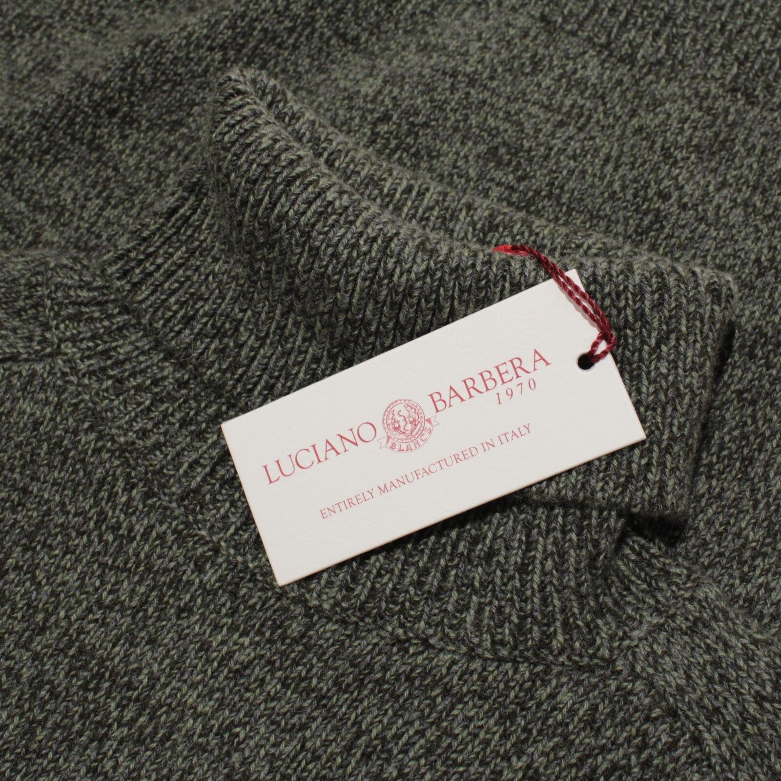 Luciano Barbera Luciano Barbera Sweater Size US M in Green Size US M / EU 48-50 / 2 - 1 Thumbnail
