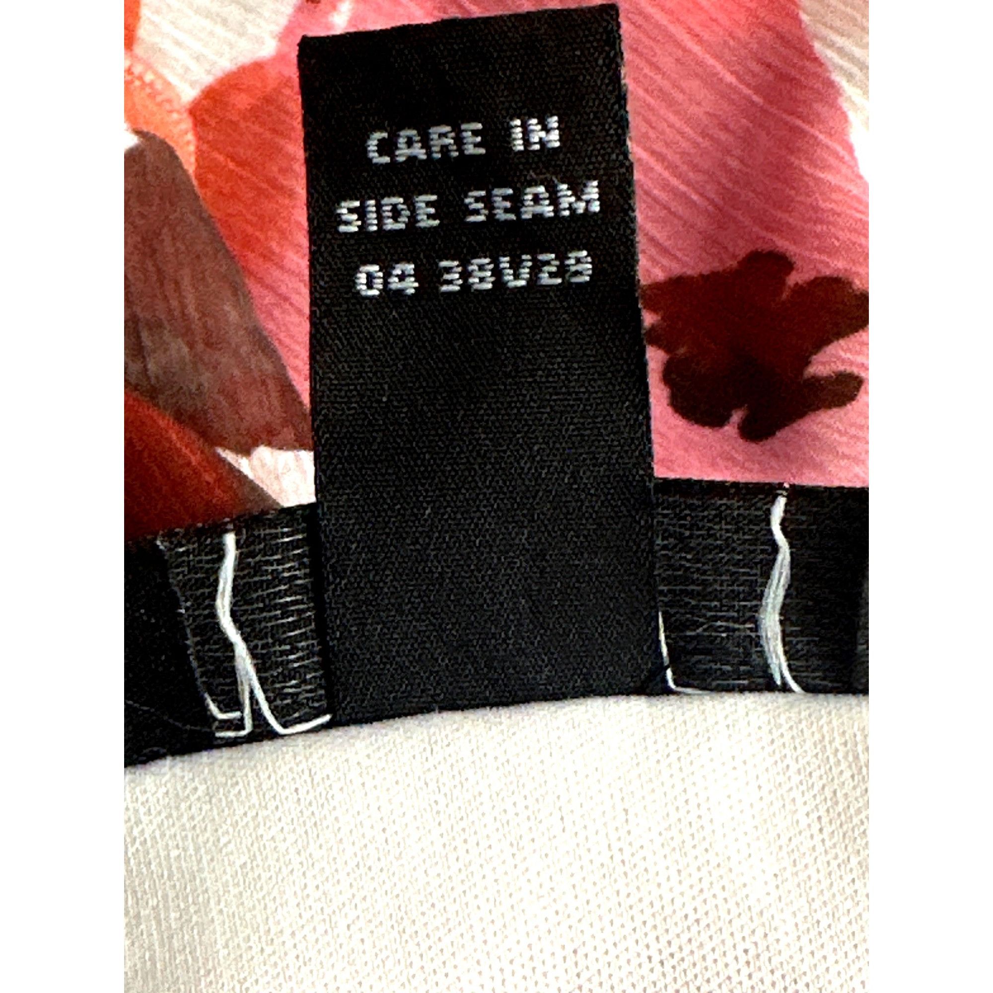 Other AGB Small East Hamptons Ruffle Blouse Pink Coral Floral Laye Size S / US 4 / IT 40 - 9 Thumbnail
