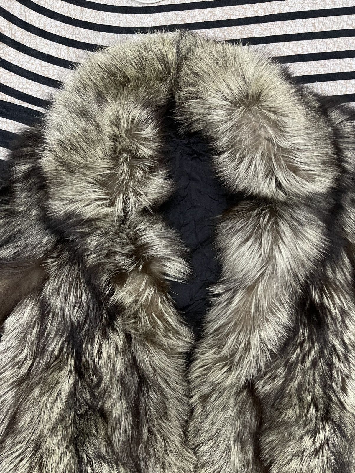 Sagafurs 80s SAGA FOX FUR LEATHER JACKET RARE Size M / US 6-8 / IT 42-44 - 7 Thumbnail