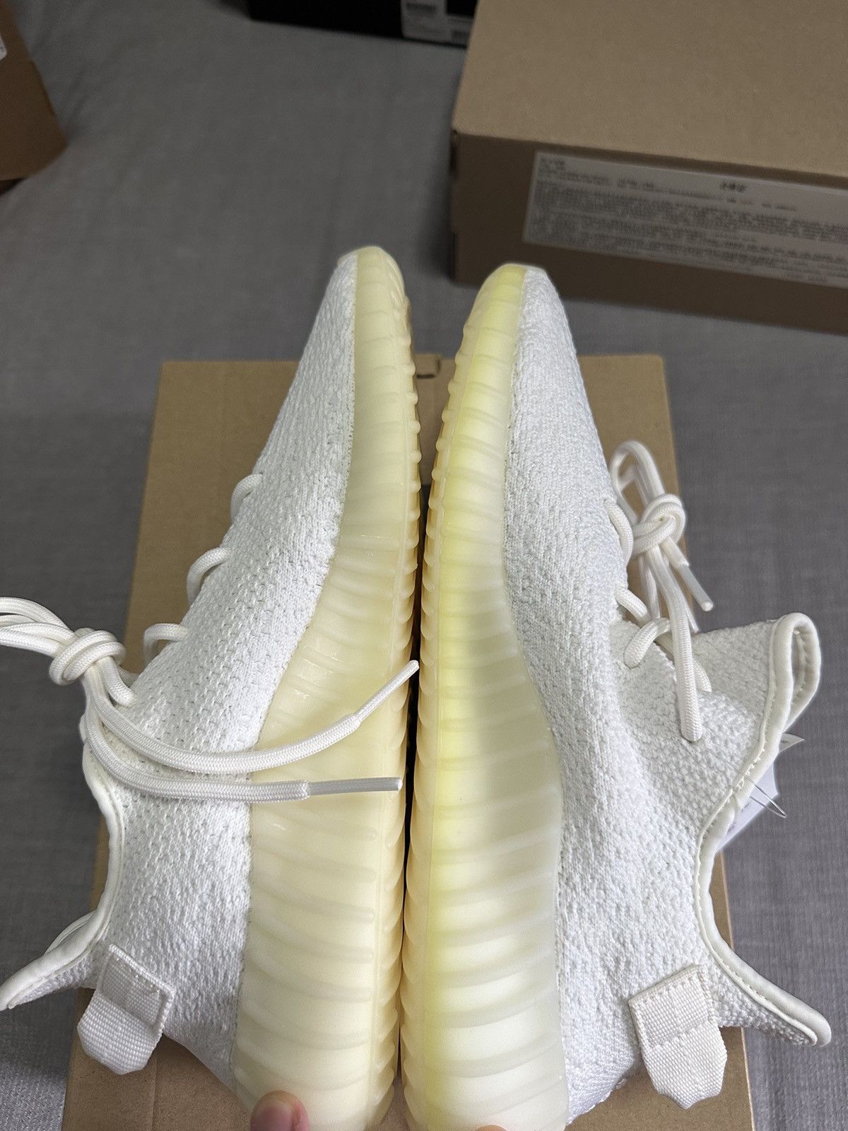 Adidas × Kanye West × Yeezy Adidas Yeezy Boost 350 V2 Cream Size US 9 / EU 42 - 4 Thumbnail
