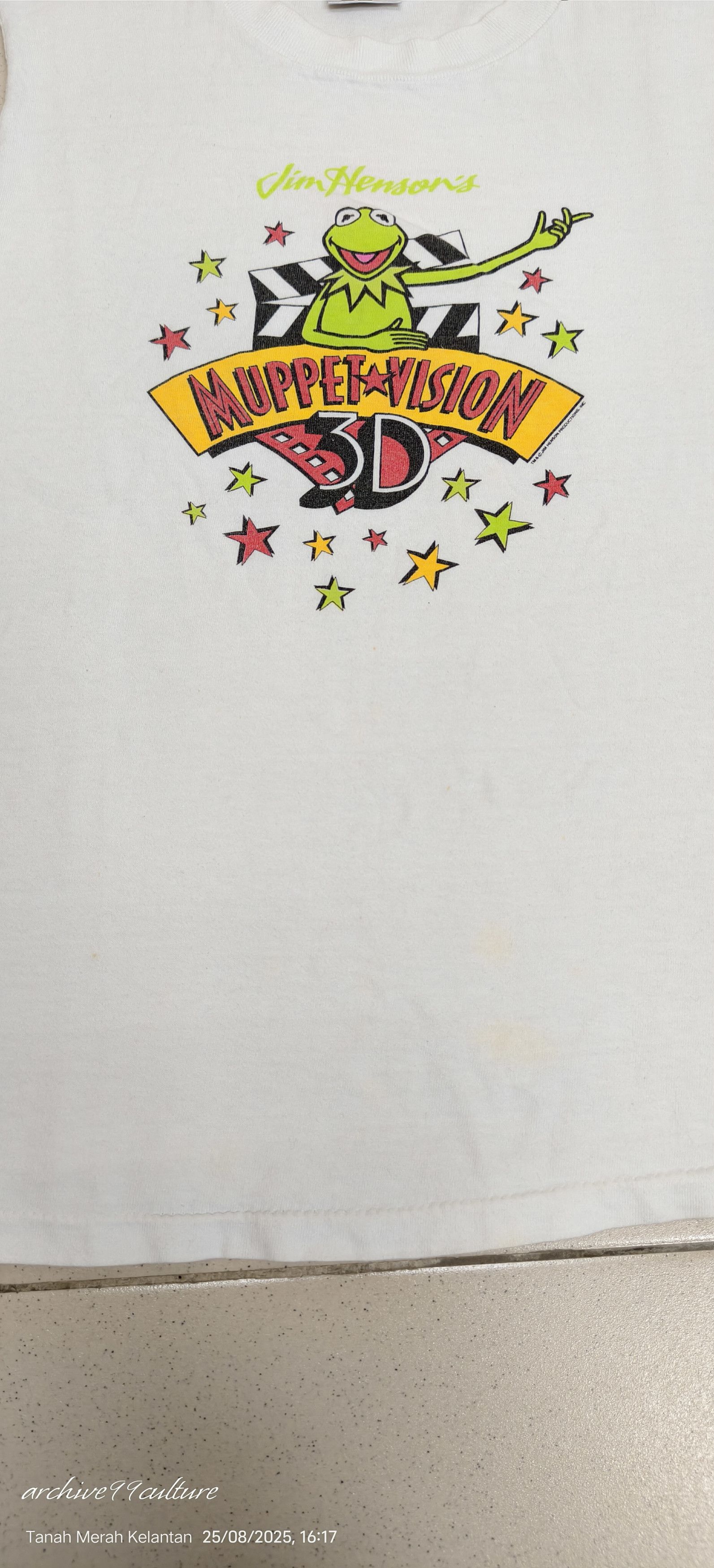 Vintage Vintage 90's Jim Henson Muppet vision 3D cut off tee Size US XS / EU 42 / 0 - 7 Thumbnail