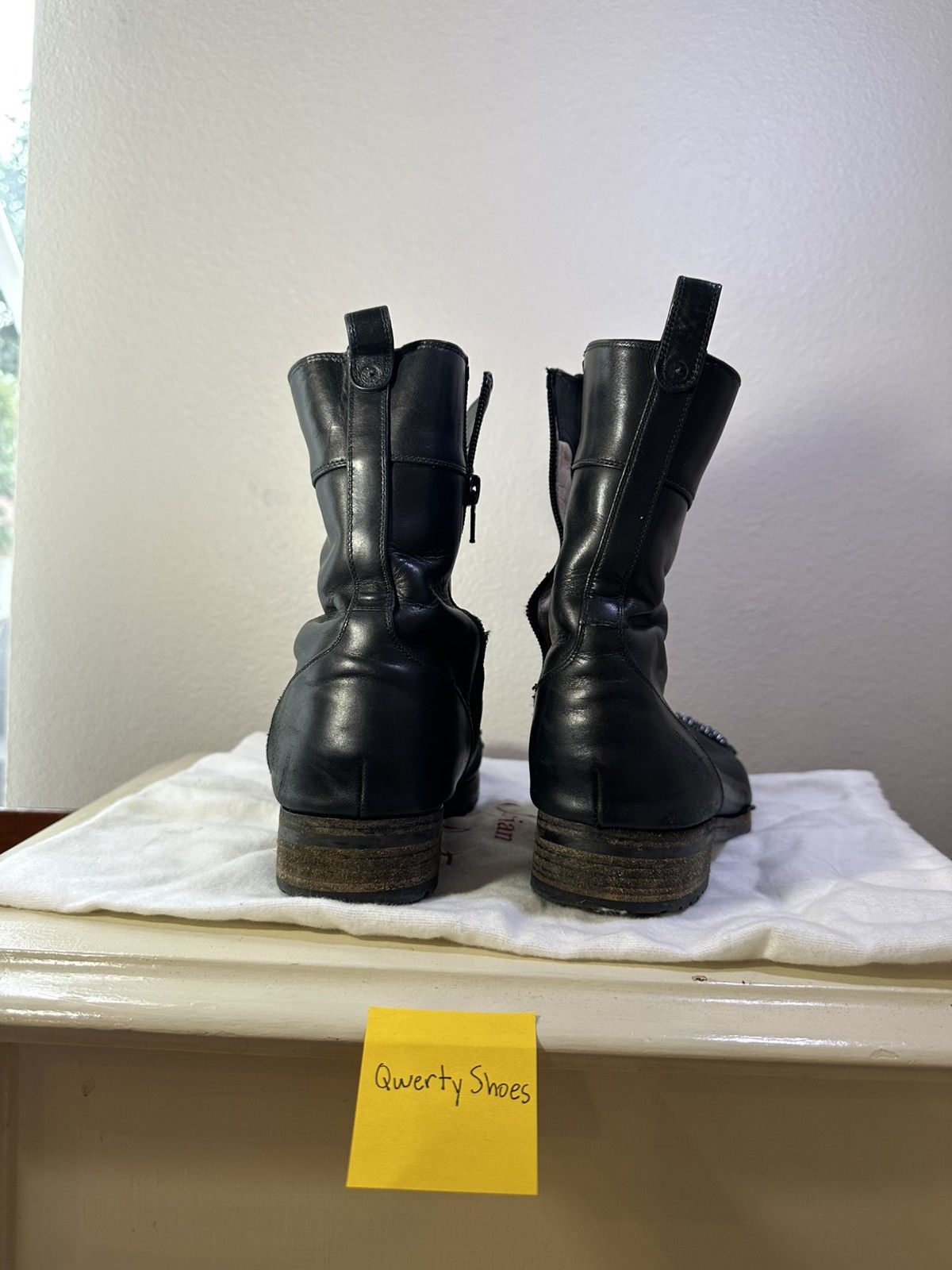 Christian Louboutin Christian Louboutin Black Spiked Toe boot Size US 7.5 / IT 37.5 - 2 Thumbnail