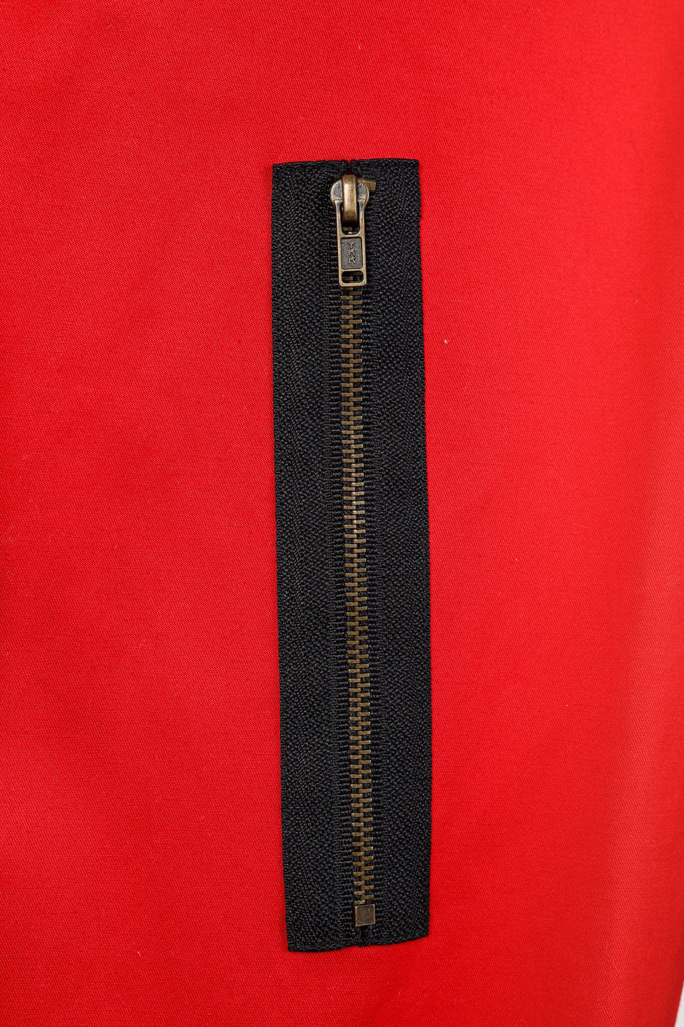 Marni Marni SS/07 Runway Red Stretch-Cotton Waist-Tie Dress Size S / US 4 / IT 40 - 6 Thumbnail