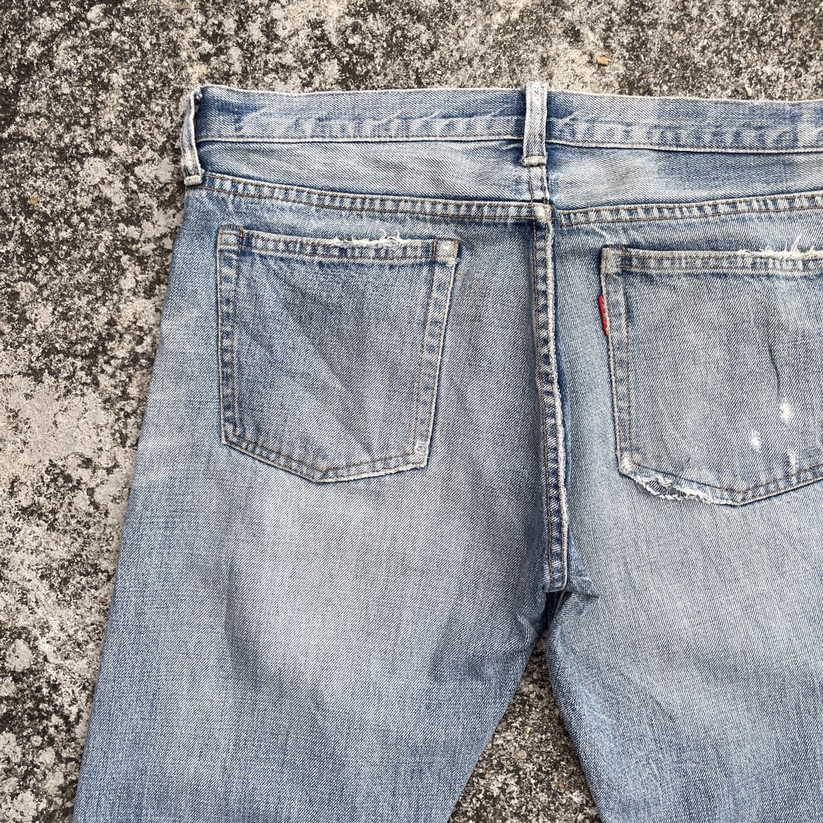 Japanese Brand Vintage Unbranded Distressed Denim Jeans Size US 33 - 8 Thumbnail