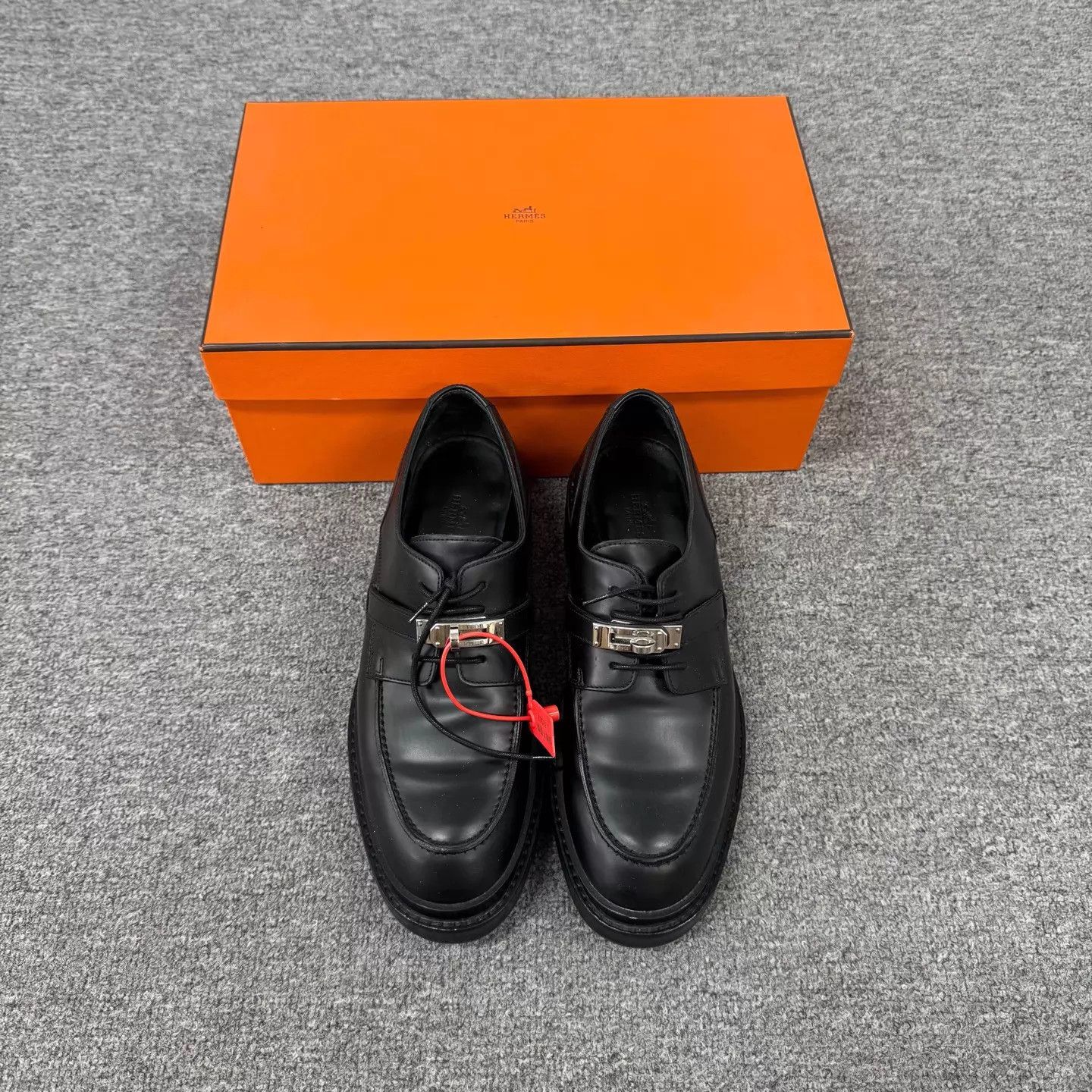 Hermes Hermes Kelly Silver Buckle Platform Loafer 39.5 Size US 9 / IT 39 - 3 Thumbnail