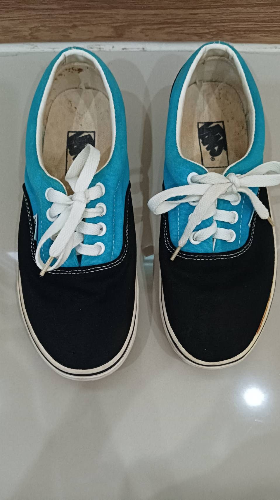 Vans VANS CANVAS TRAINERS SKATERS BLUE Size US 6.5 / EU 39-40 - 1 Thumbnail
