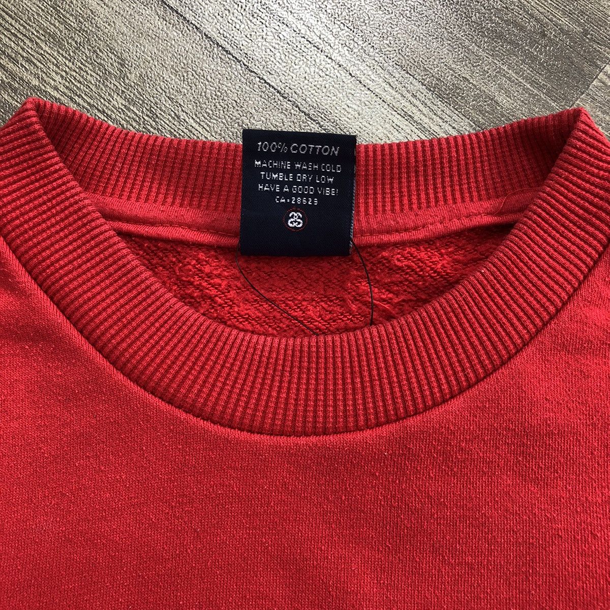 Stussy Res 1980s Stussy USA Rastaman Red Sweatshirt Size US L / EU 52-54 / 3 - 4 Thumbnail