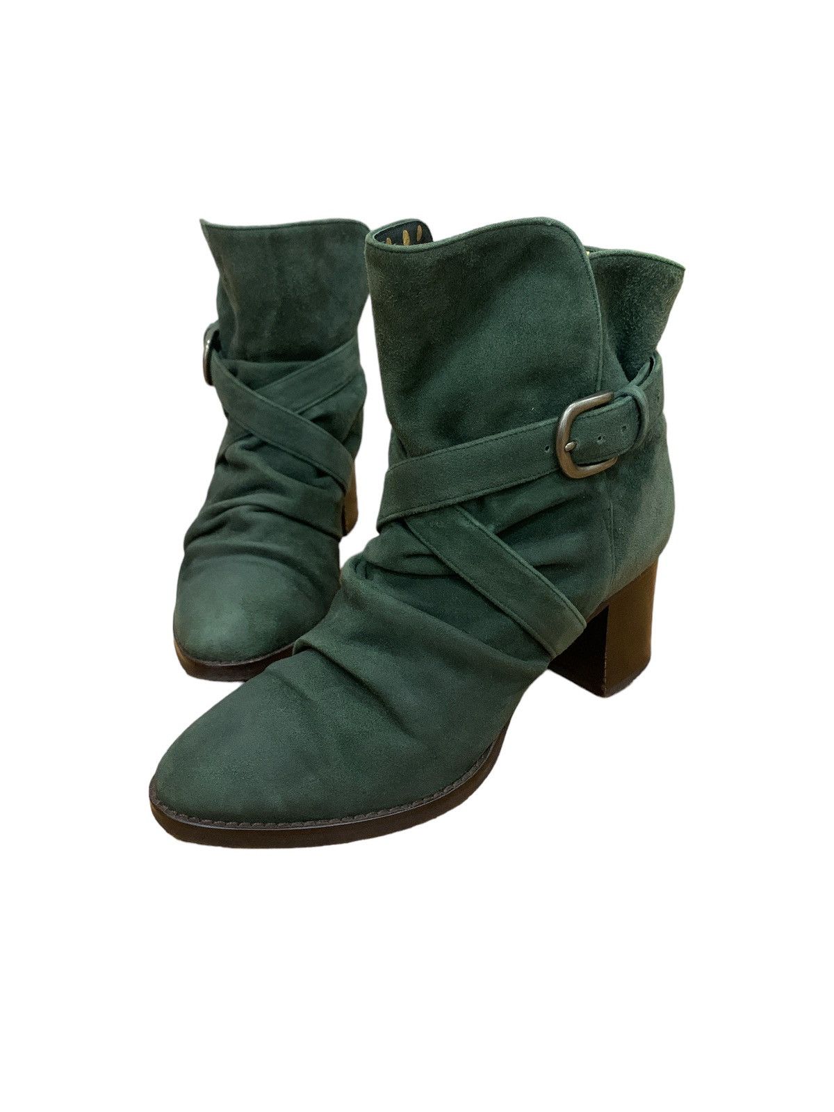 Issey Miyake TSUMORI CHISATO LACES SHEARLINGS ANKLE BOOTS Size US 8.5 / IT 38.5 - 1 Thumbnail