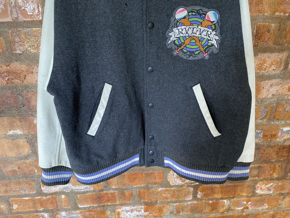 PHENOMENON AW02 REVOLVER murakami floral varsity leather jacket Size US M / EU 48-50 / 2 - 11 Thumbnail