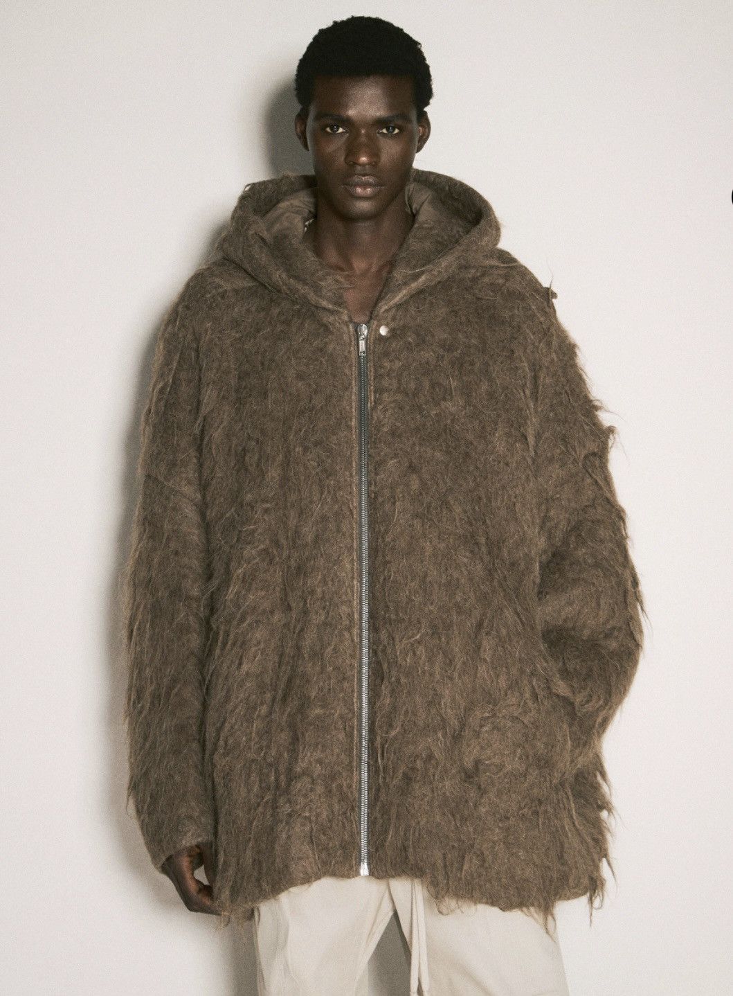 Rick Owens Rick Owens Porterville Peter Alpaca Coat 48 Size US M / EU 48-50 / 2 - 1 Thumbnail