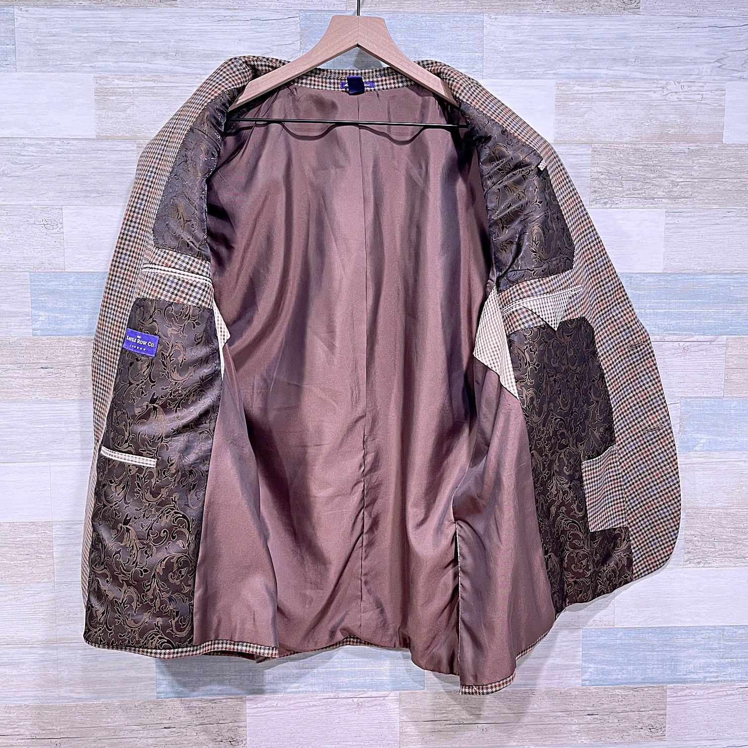 Savile Row Saville Row Wool Tweed Sport Coat Brown Mens 46R Size 46R - 4 Thumbnail