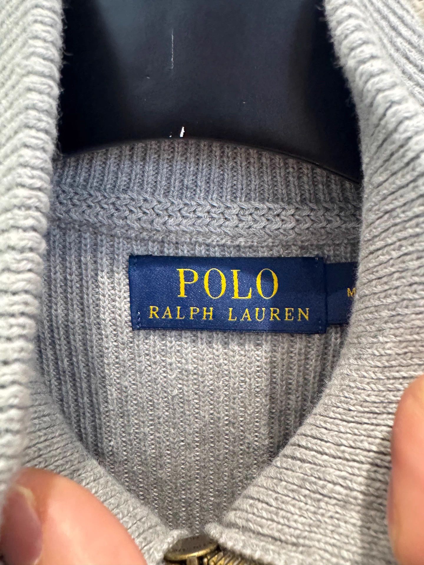 Polo Ralph Lauren Polo Ralph Lauren Gray Zip Knit Cardigan Men's Size US M / EU 48-50 / 2 - 3 Thumbnail