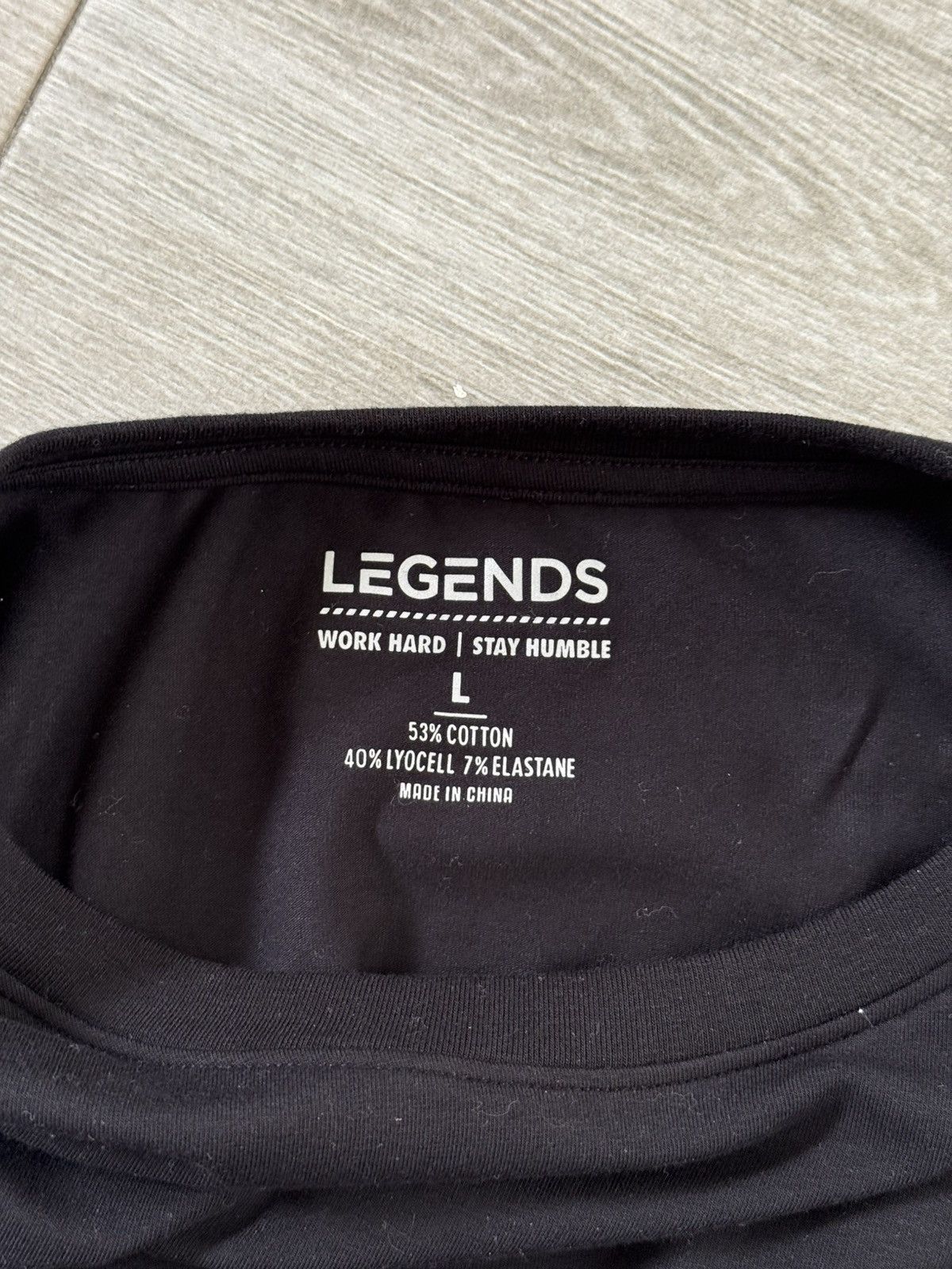 Other Men’s LEGENDS Aviation Tee Split-Hem Black Size L Large New Size US L / EU 52-54 / 3 - 5 Thumbnail