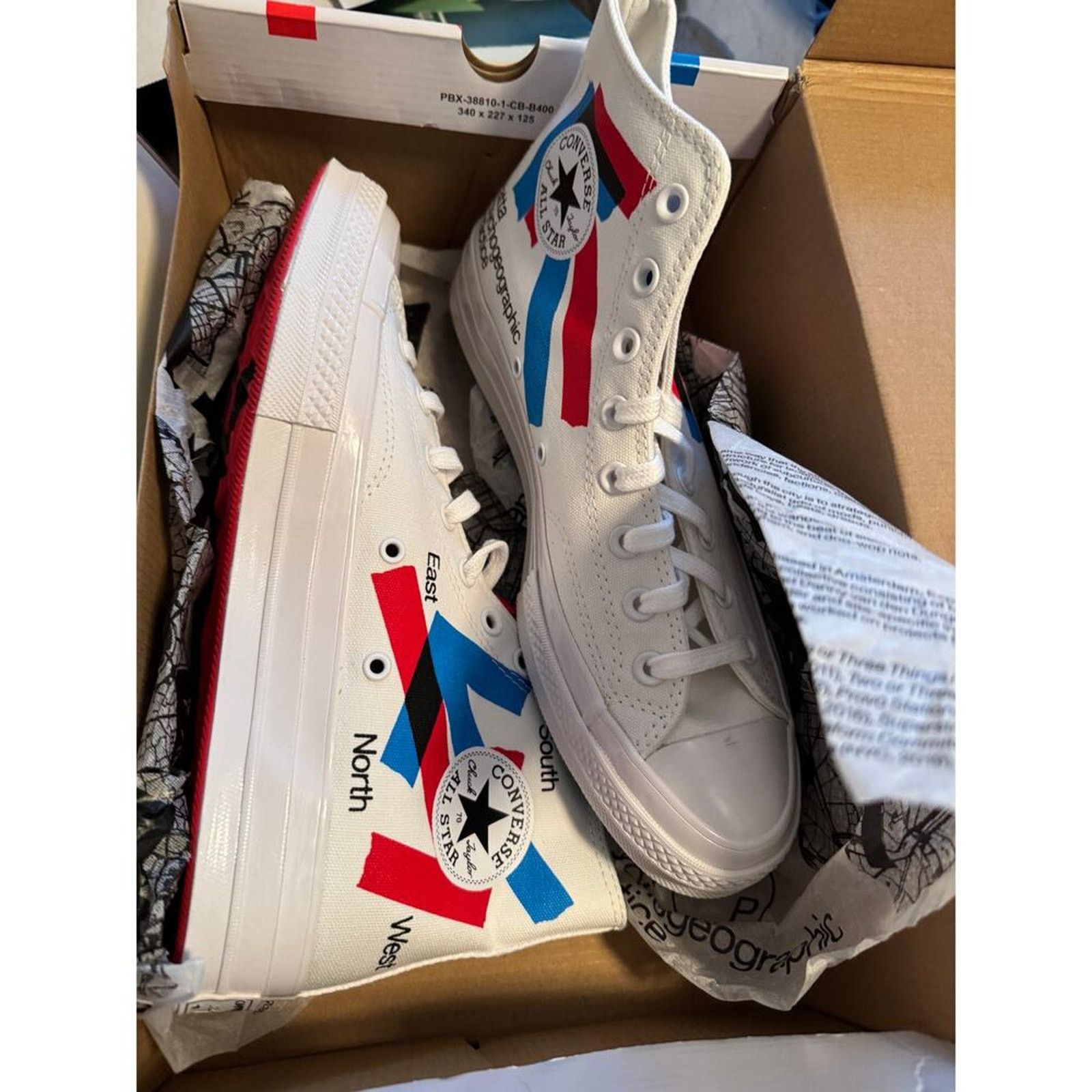 Converse Converse x Patta x Experimental Jetset Chuck 70 High Top Size US 9 / EU 42 - 18 Thumbnail
