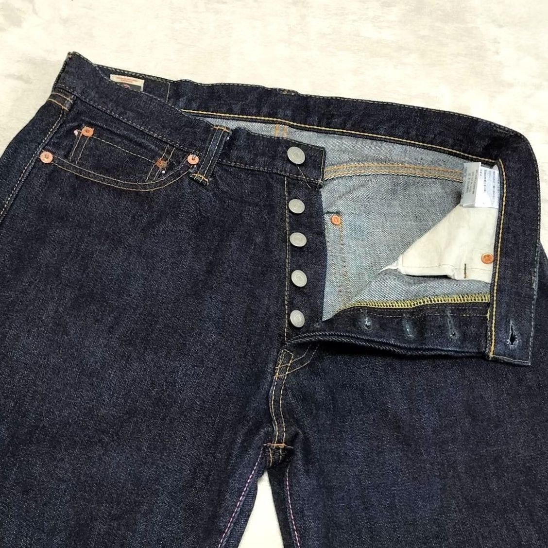 Momotaro Jeans Momotaro Jeans 0905SP Denim Navy Indigo W31 Mens Size US 31 - 7 Thumbnail