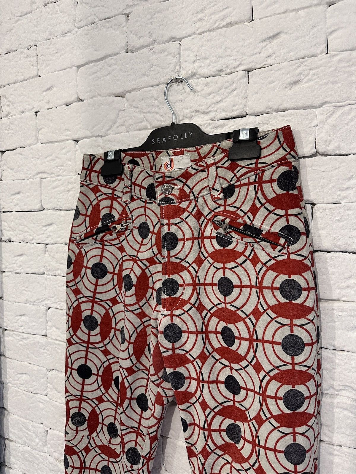 Diesel Rare Vintage Diesel Pants - Target Print, Size 28, Bold Size 28" / US 6 / IT 42 - 2 Thumbnail