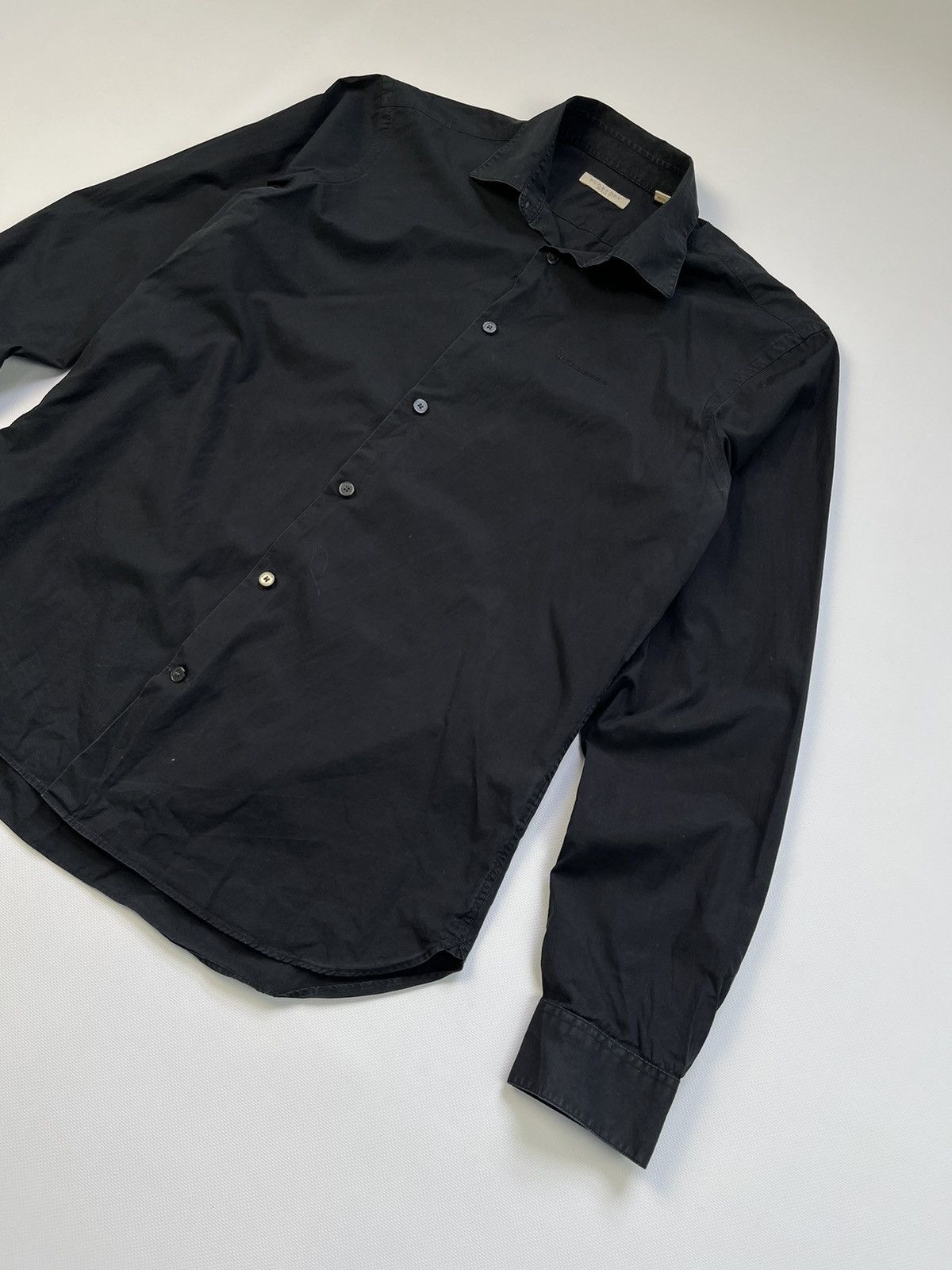 Burberry Burberry Brit Luxury Cotton Long Sleeve Shirt Size US L / EU 52-54 / 3 - 4 Thumbnail
