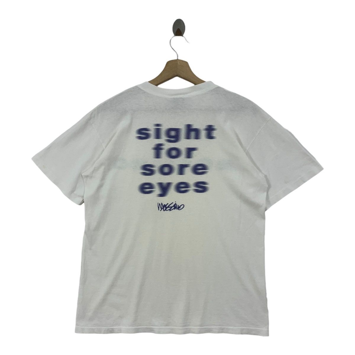 Mossimo × Vintage Vintage MOSSIMO glitch Spellout tee Size US S / EU 44-46 / 1 - 1 Thumbnail