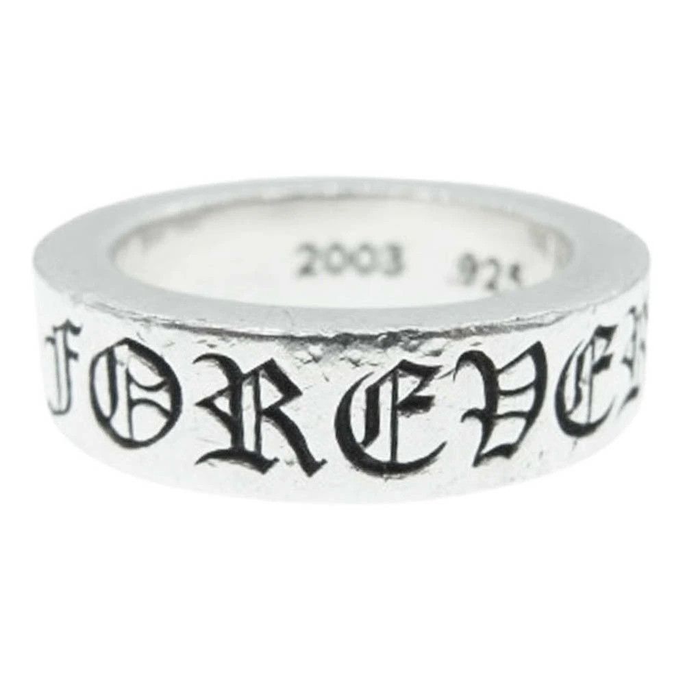 Chrome Hearts 6.5 CHROME SPACER FOREVER SILVER RING band Size ONE SIZE - 1 Thumbnail
