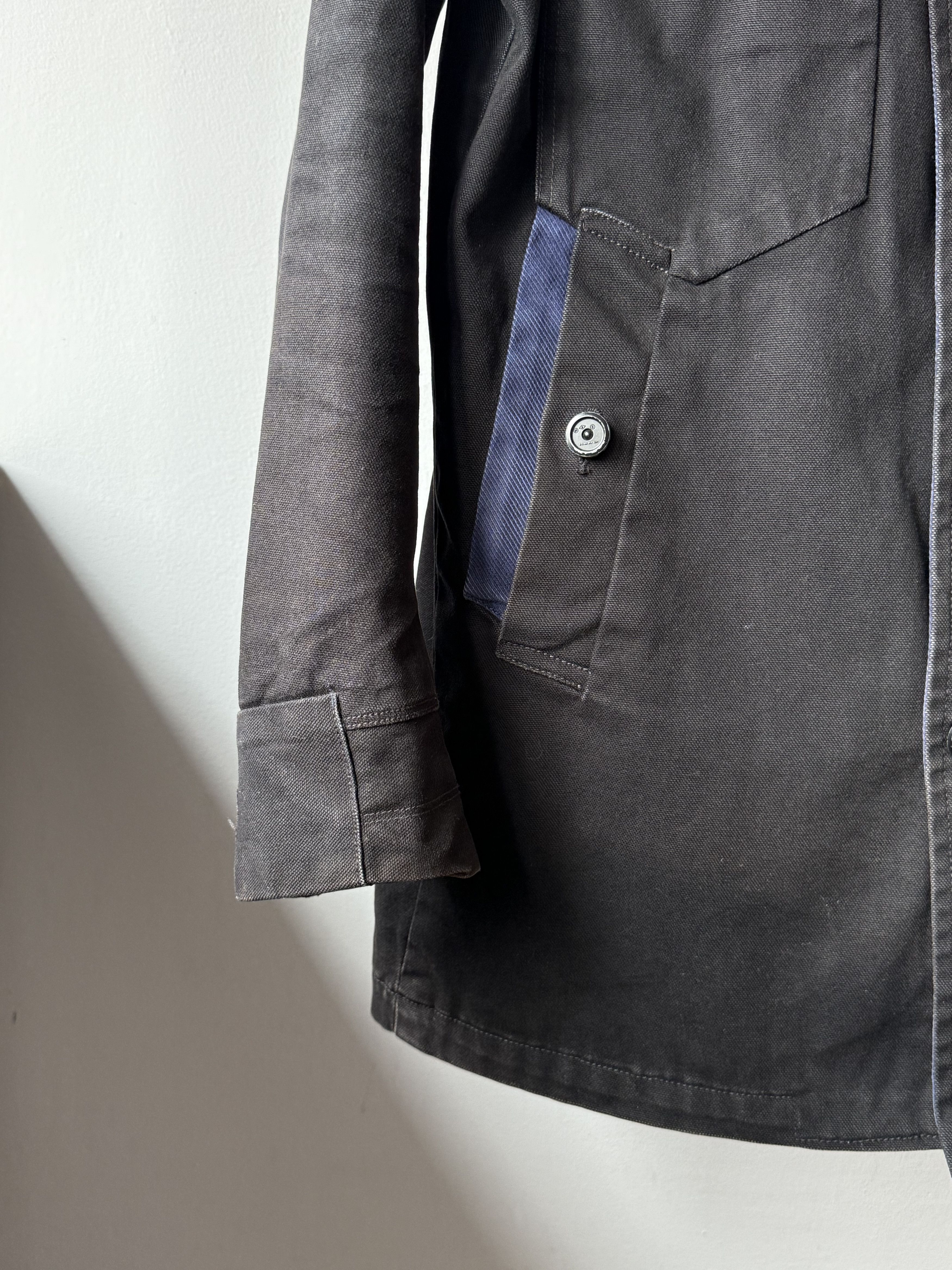 G-Star G-Star Raw Fleet Garber Black Military Denim Trench Jacket Size US L / EU 52-54 / 3 - 10 Thumbnail