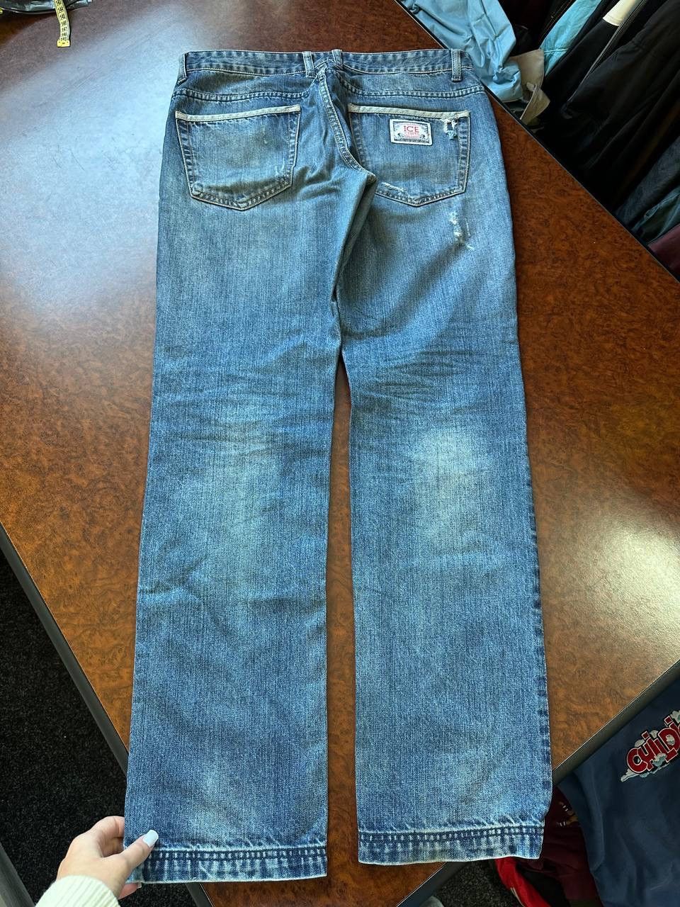 Iceberg Iceberg History Vintage 90s 80s denim jeans pants jnco baggy Size US 35 - 2 Thumbnail