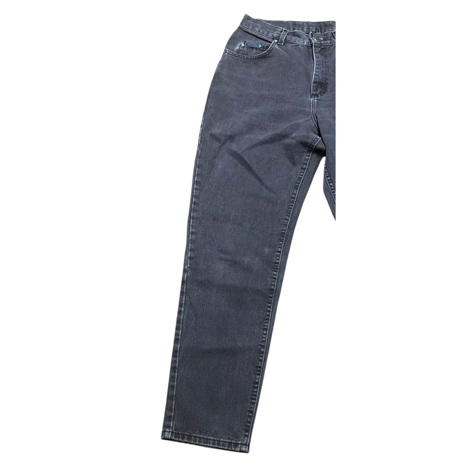 Lee VTG Lee Premium Classic USA Jeans Brown Tapered Mom Denim Cotton Women’s Sz 10 Regular Inseam 31 in Dark Wash Distressed? No. Size 32" / US 10 / IT 46 - 2 Thumbnail
