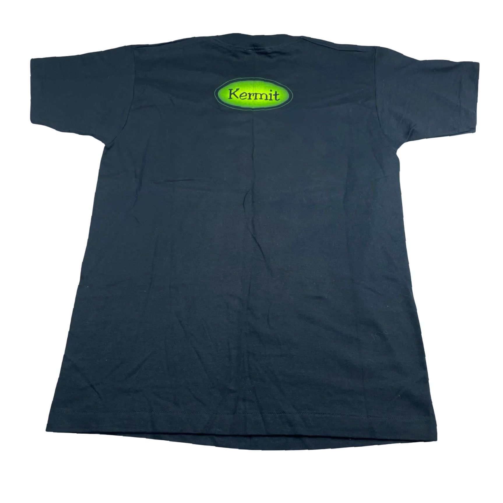 Vintage VTG Kermit The Frog Big Face 100% Oats T-Shirt Men M Black 100% Cotton Short Sleeve Single Stitch Crew Neck USA 90s Cartoon Vintage Mens Size US M / EU 48-50 / 2 - 4 Thumbnail