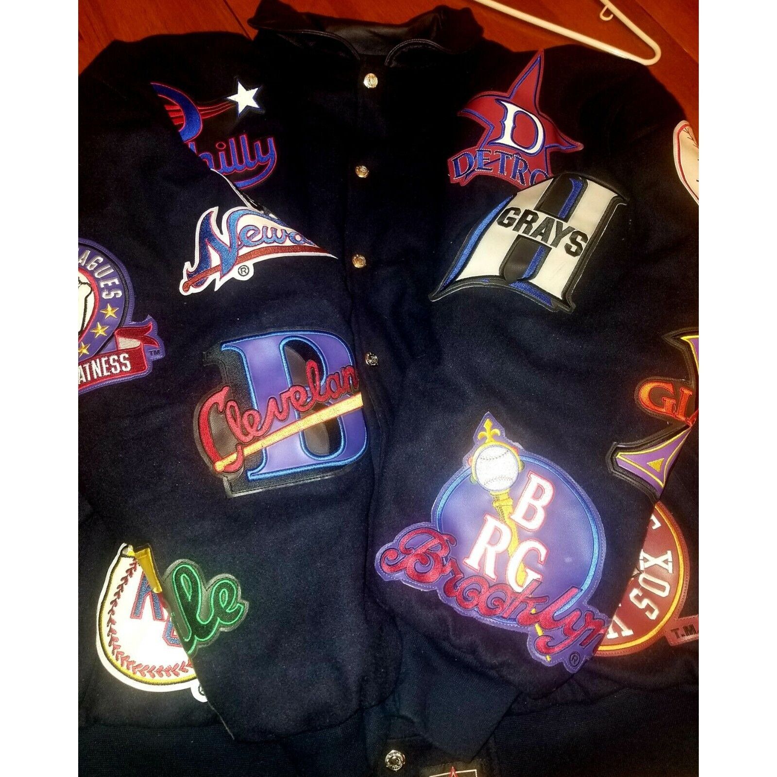 JH Design JH DESIGNS Jeff Hamilton League Patch Museum Jacket 3XL Size US XXL / EU 58 / 5 - 5 Thumbnail