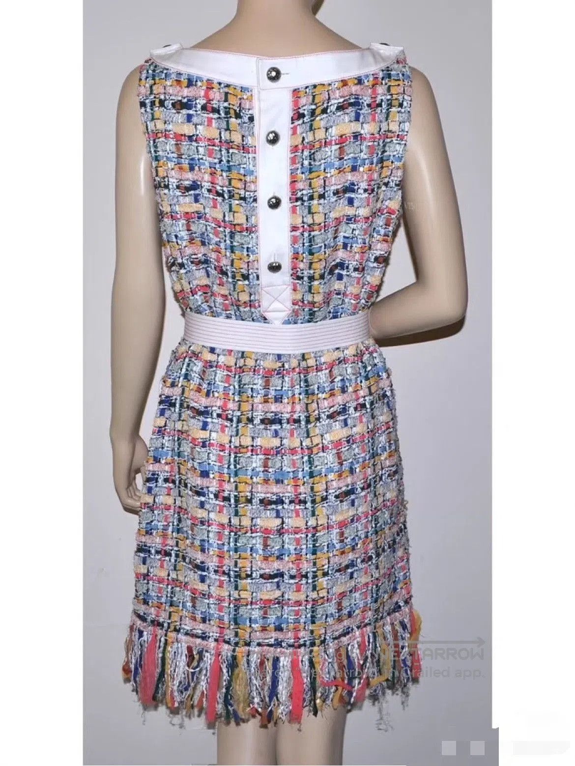 Chanel Chanel Runway Fringe Tweed Dress. Size XS / US 0-2 / IT 36-38 - 7 Thumbnail