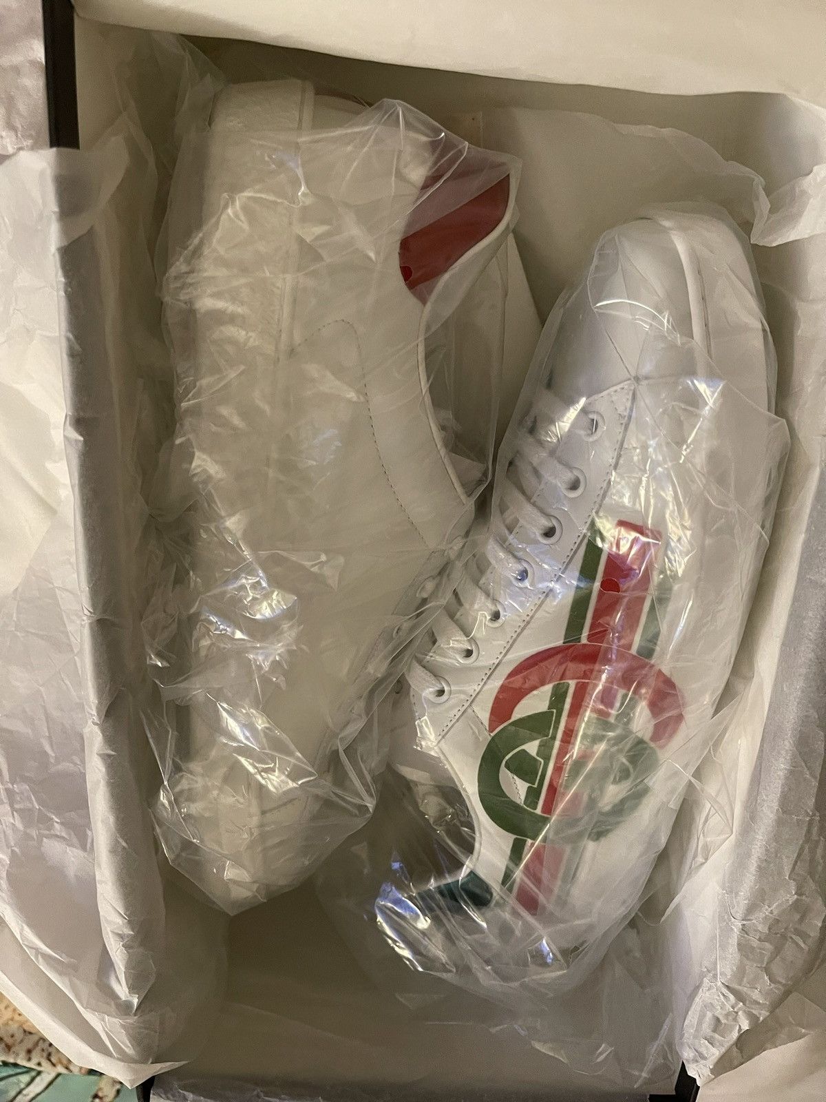 Gucci Gucci ace logo sneaker Size US 9 / EU 42 - 10 Thumbnail