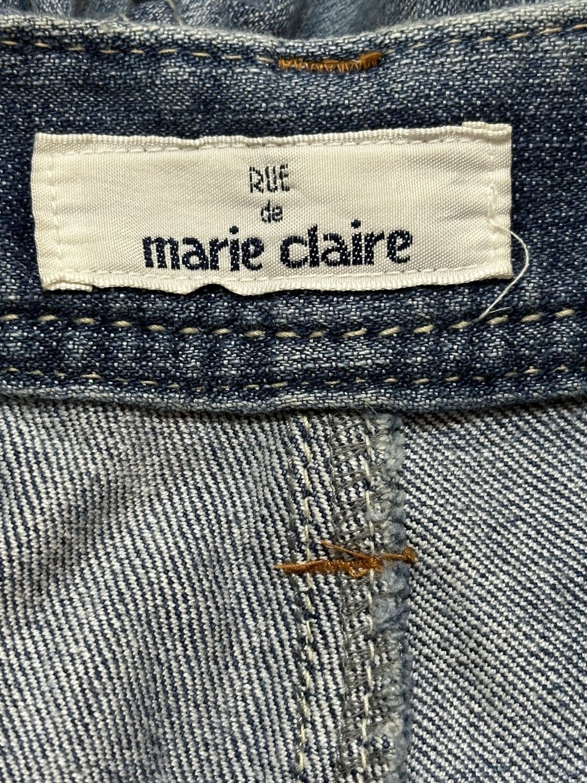 If Six Was Nine Vintage Japanese Brand Blue Faded Wash Style Wide Leg Jeans Size US 30 / EU 46 - 9 Thumbnail