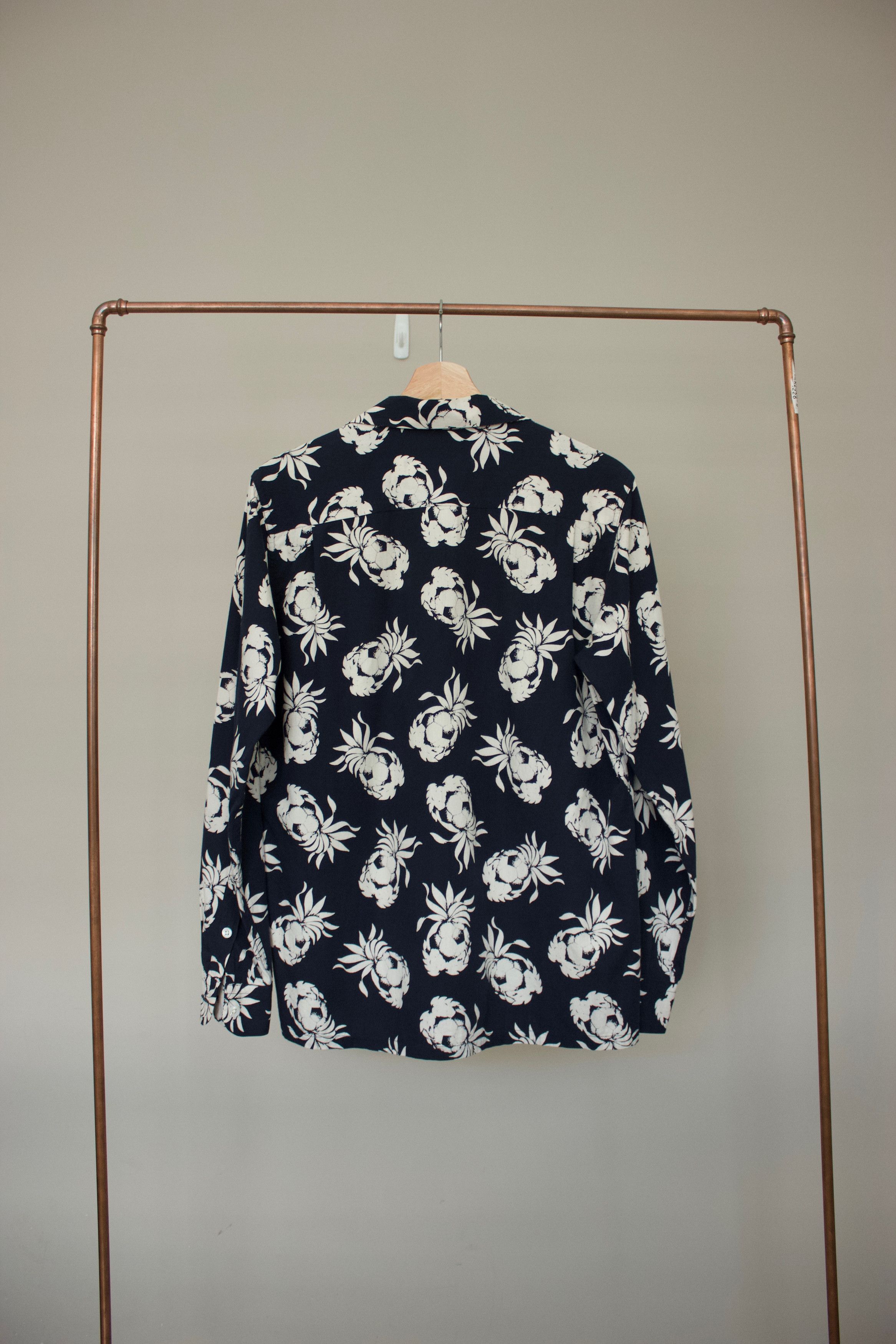 Sophnet. Hawaiian Print Camp Collar Long Sleeve Shirt Size US S / EU 44-46 / 1 - 2 Thumbnail