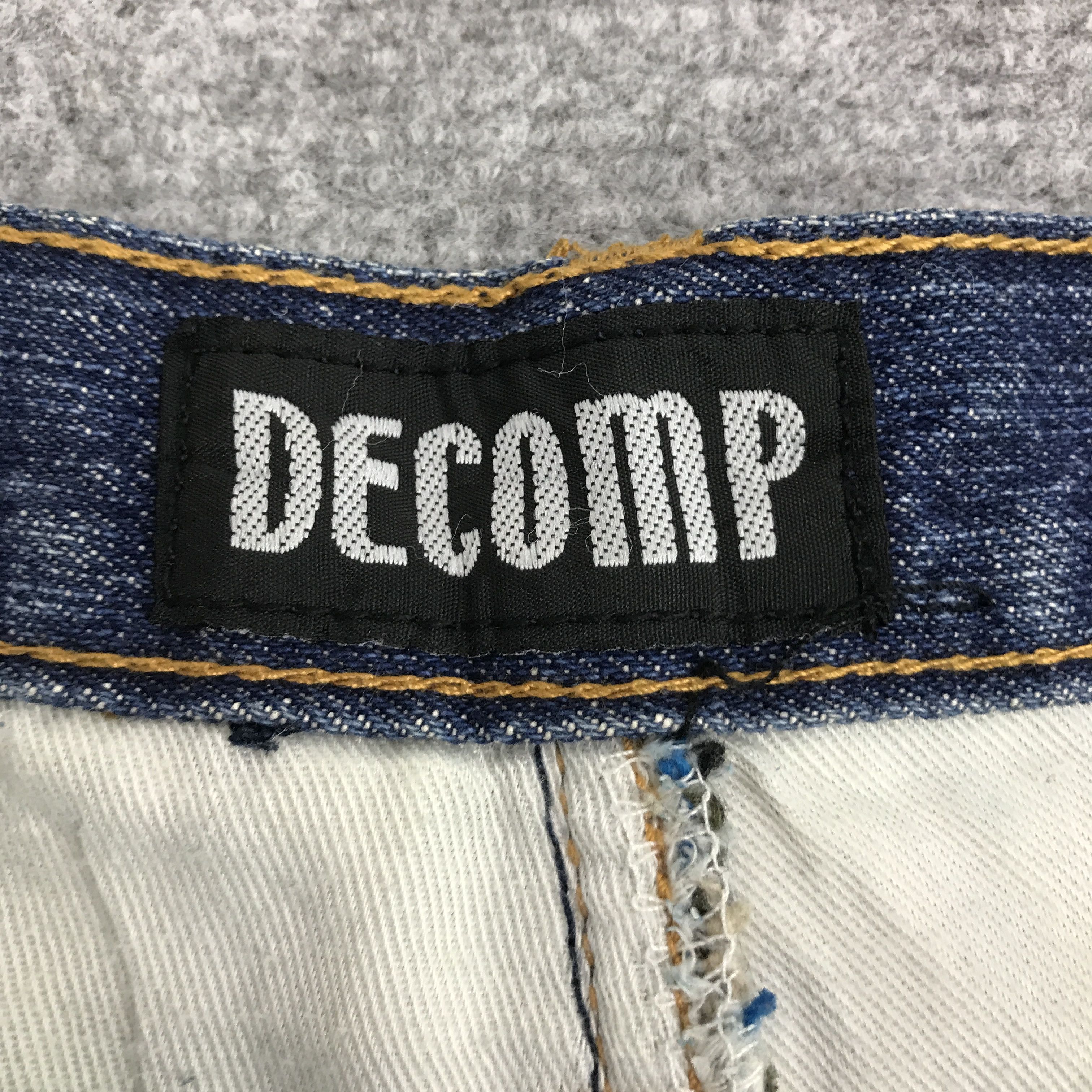 Japanese Brand JAPAN DECOMP PATCHWORK DESIGN DISTRESSED JEAN Size US 31 - 11 Thumbnail