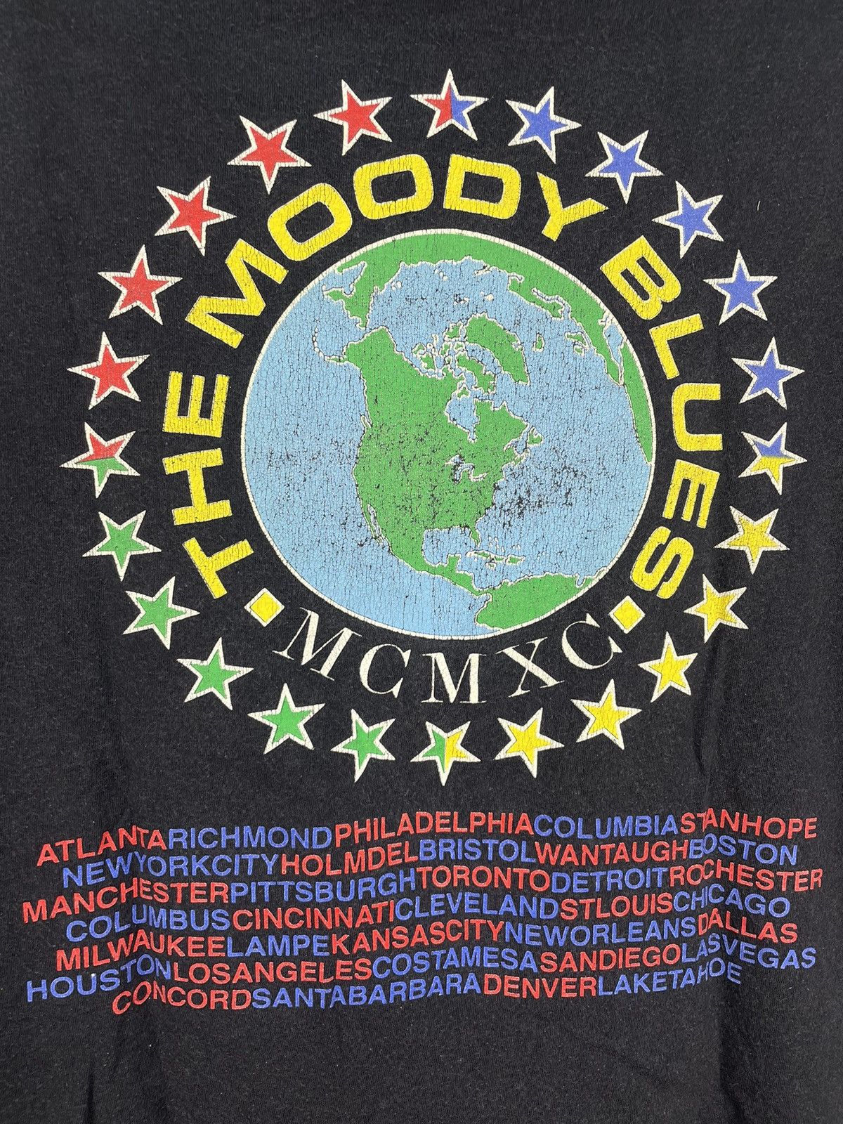 Band Tees Vintage 90s The Moody Blues rock band tour t shirt Size US XL / EU 56 / 4 - 5 Thumbnail