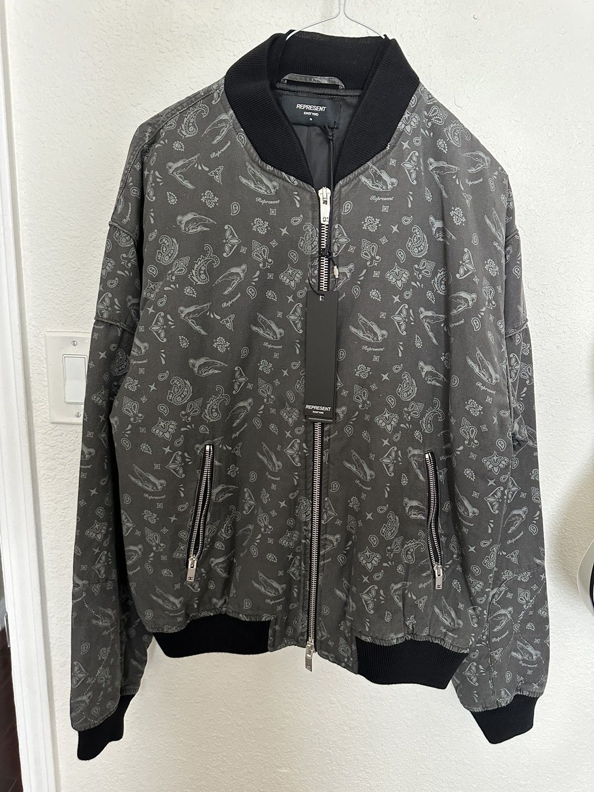 Represent Clo. Represent Paisley Bomber Jacket Size US M / EU 48-50 / 2 - 7 Thumbnail