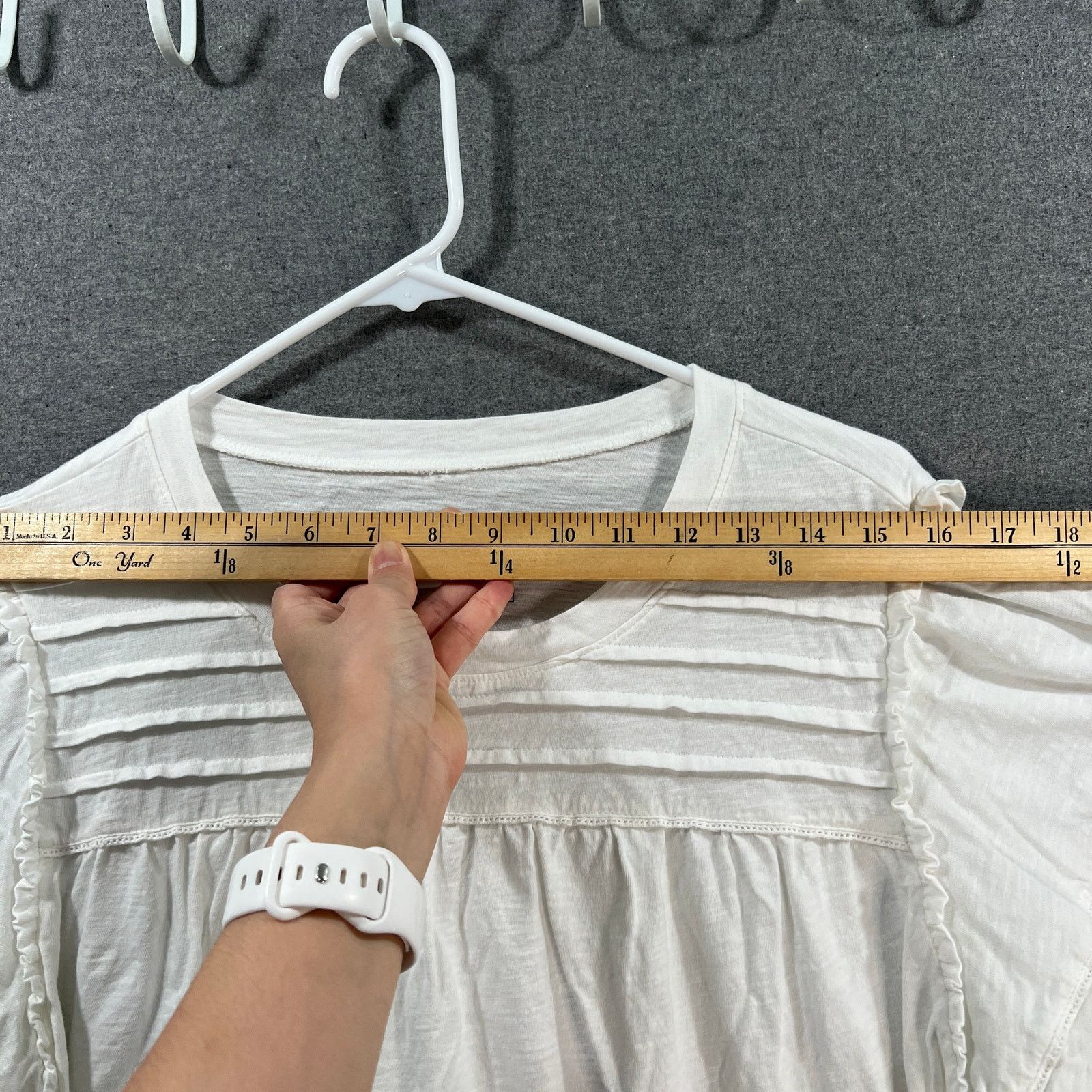 Other Candace Cameron Bure Breezy Cotton Top with Crochet Size M / US 6-8 / IT 42-44 - 5 Thumbnail