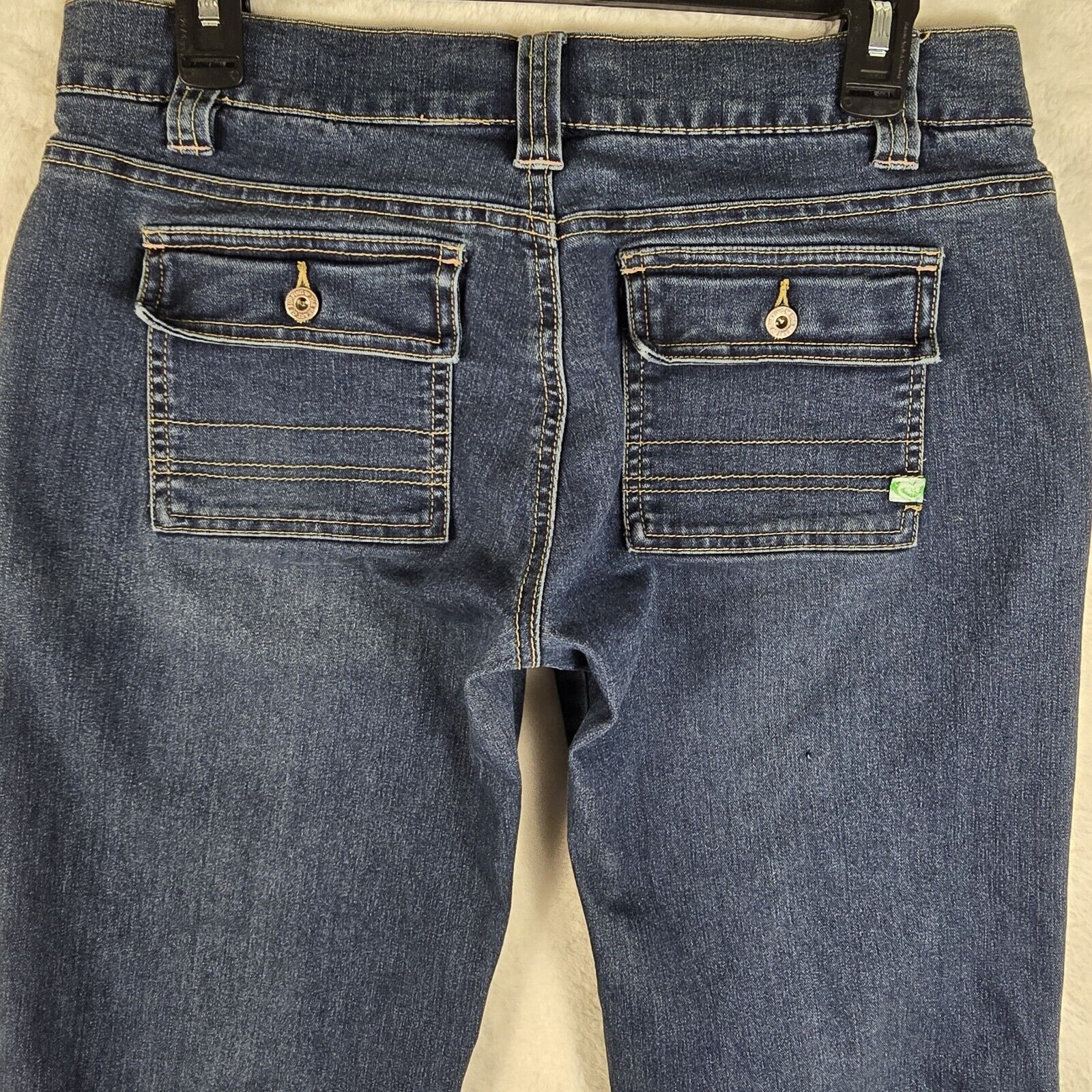 Other Vintage Roxy Jeans Flare Leg Embroidered Pockets Size 9 Y2K Size 32" / US 10 / IT 46 - 3 Thumbnail