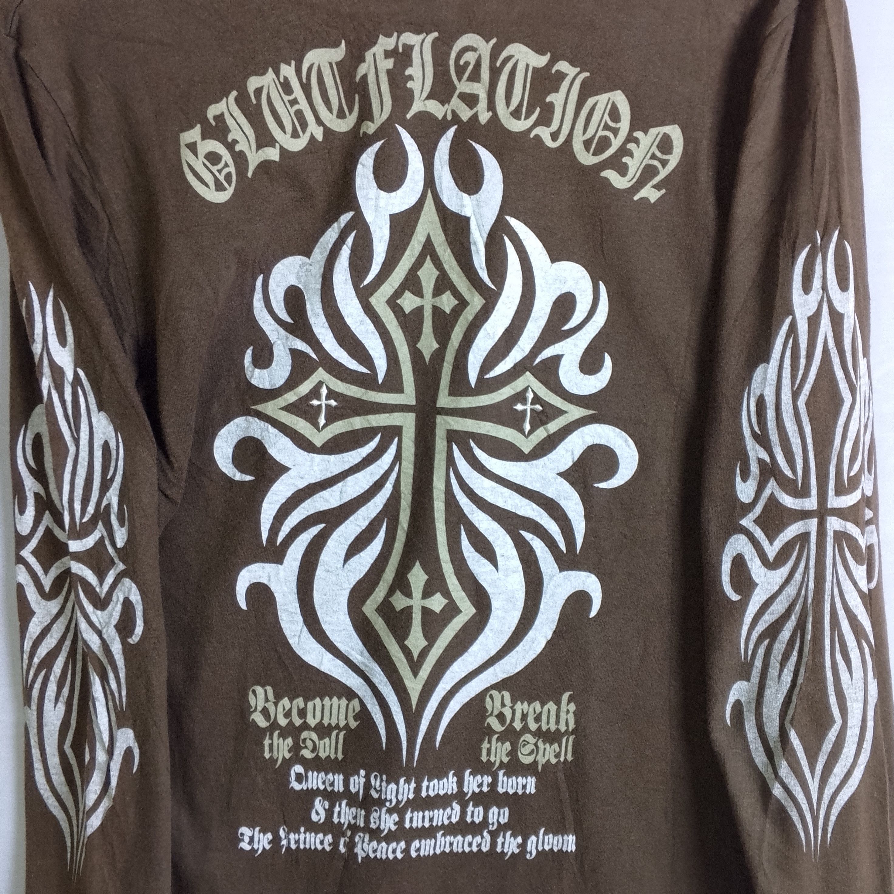 If Six Was Nine Y2k Blut Flation The Rock Cross Tee Punk LGB Style Size US S / EU 44-46 / 1 - 7 Thumbnail