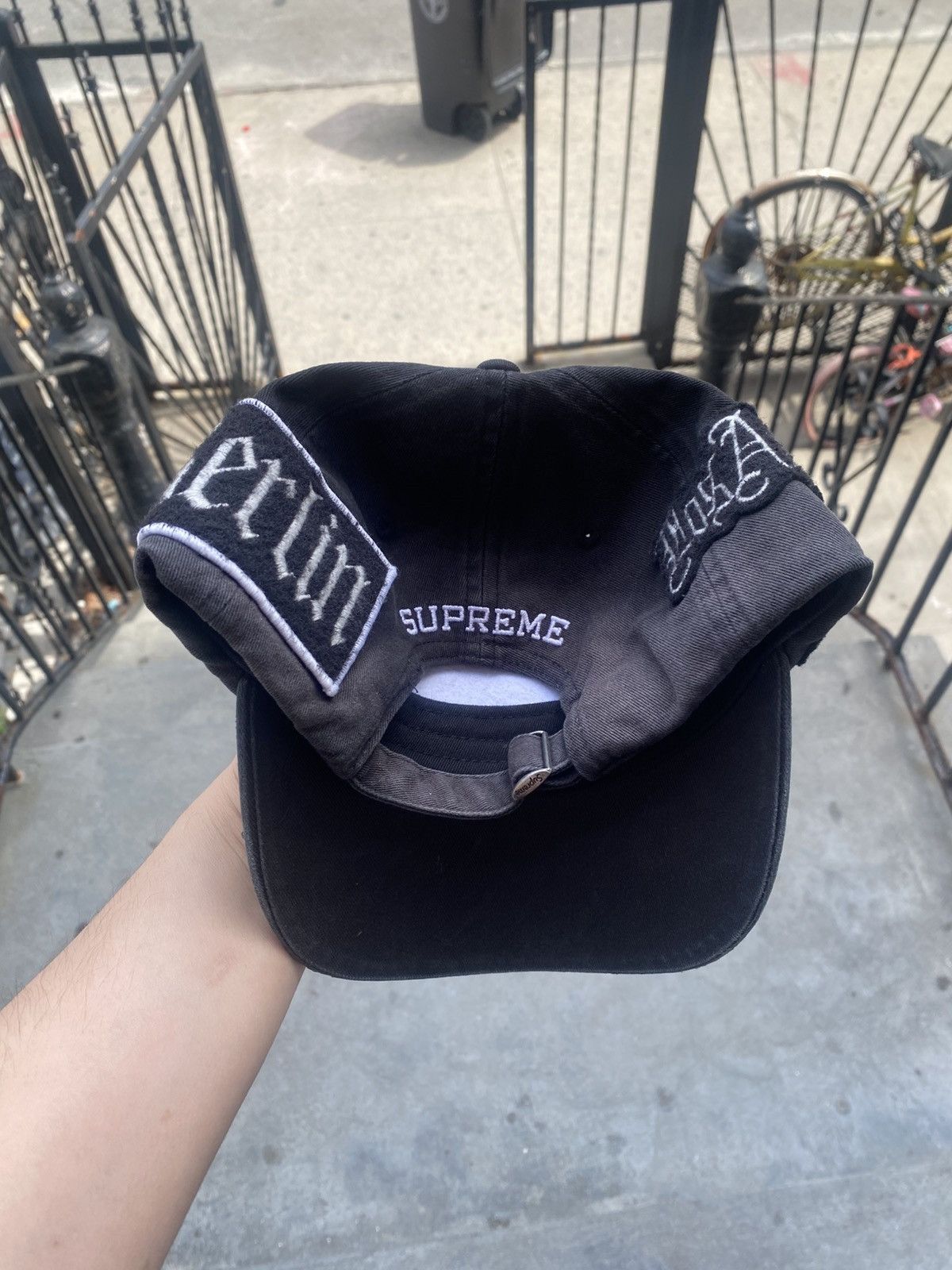 Supreme Supreme City Patches 6 Panel Hat Black Size ONE SIZE - 4 Thumbnail